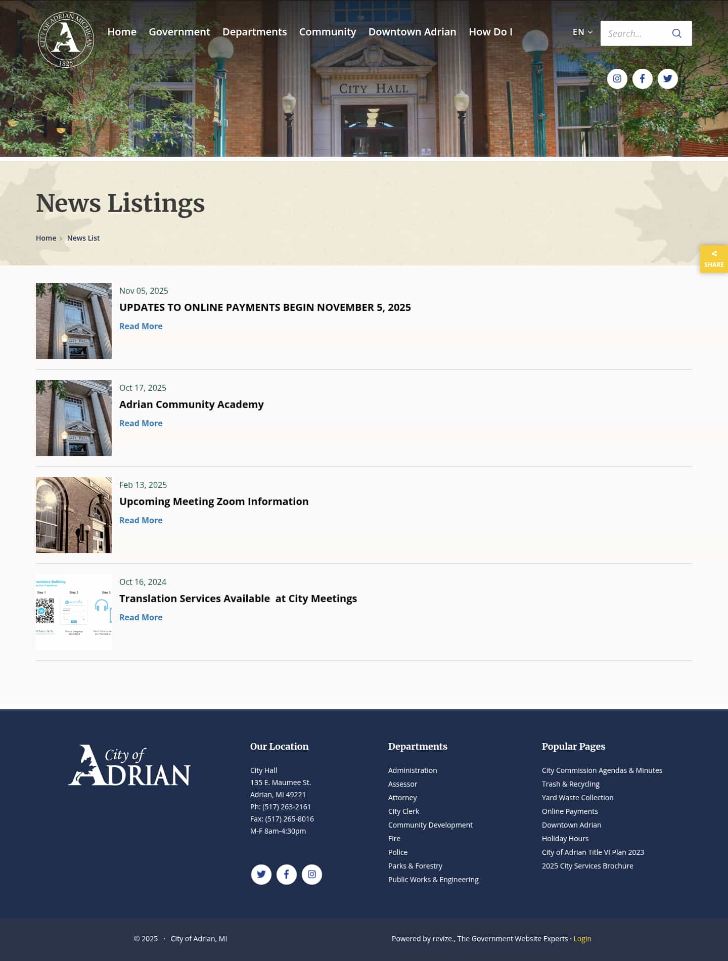 Latest website image capture