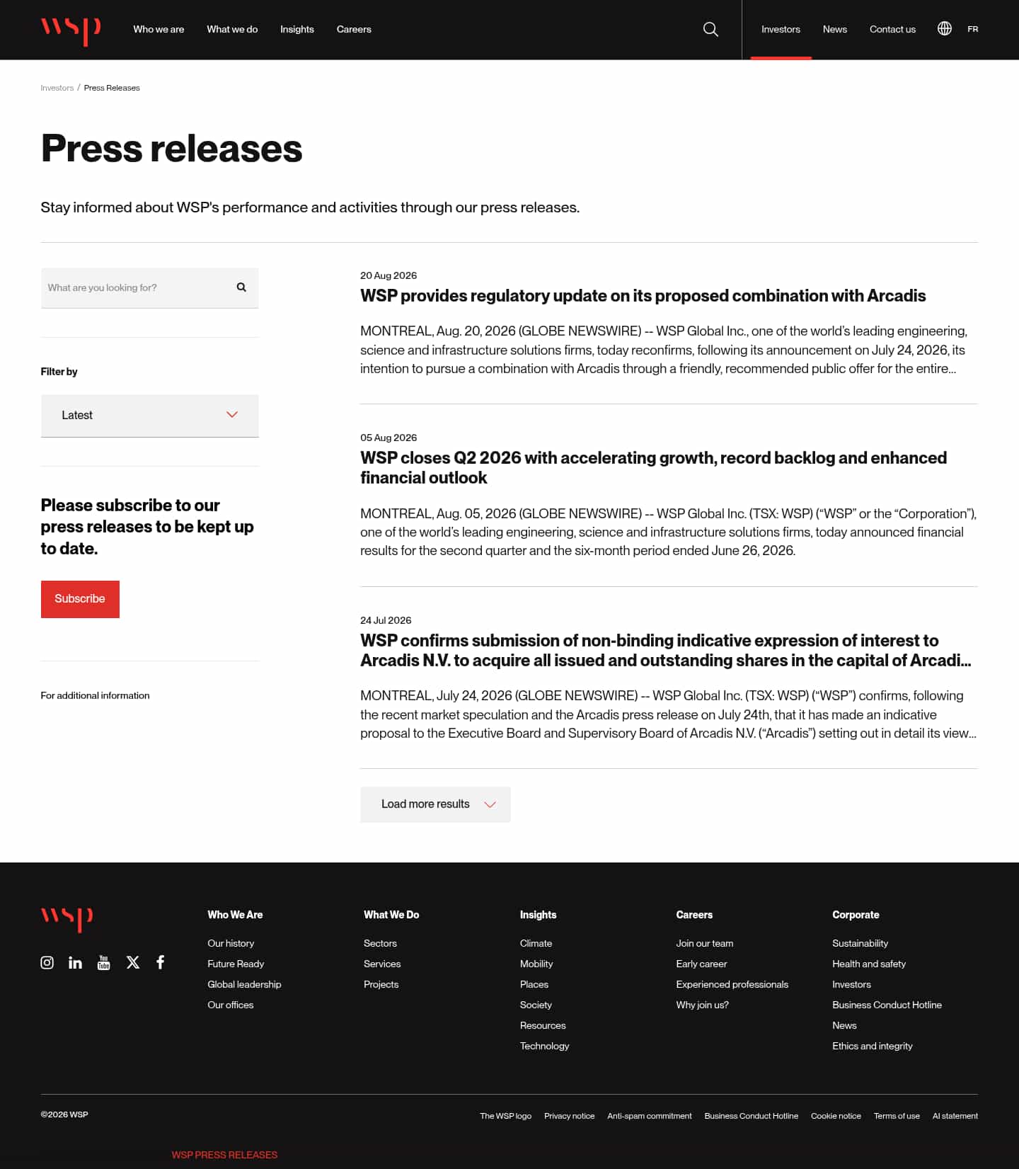 Latest website image capture