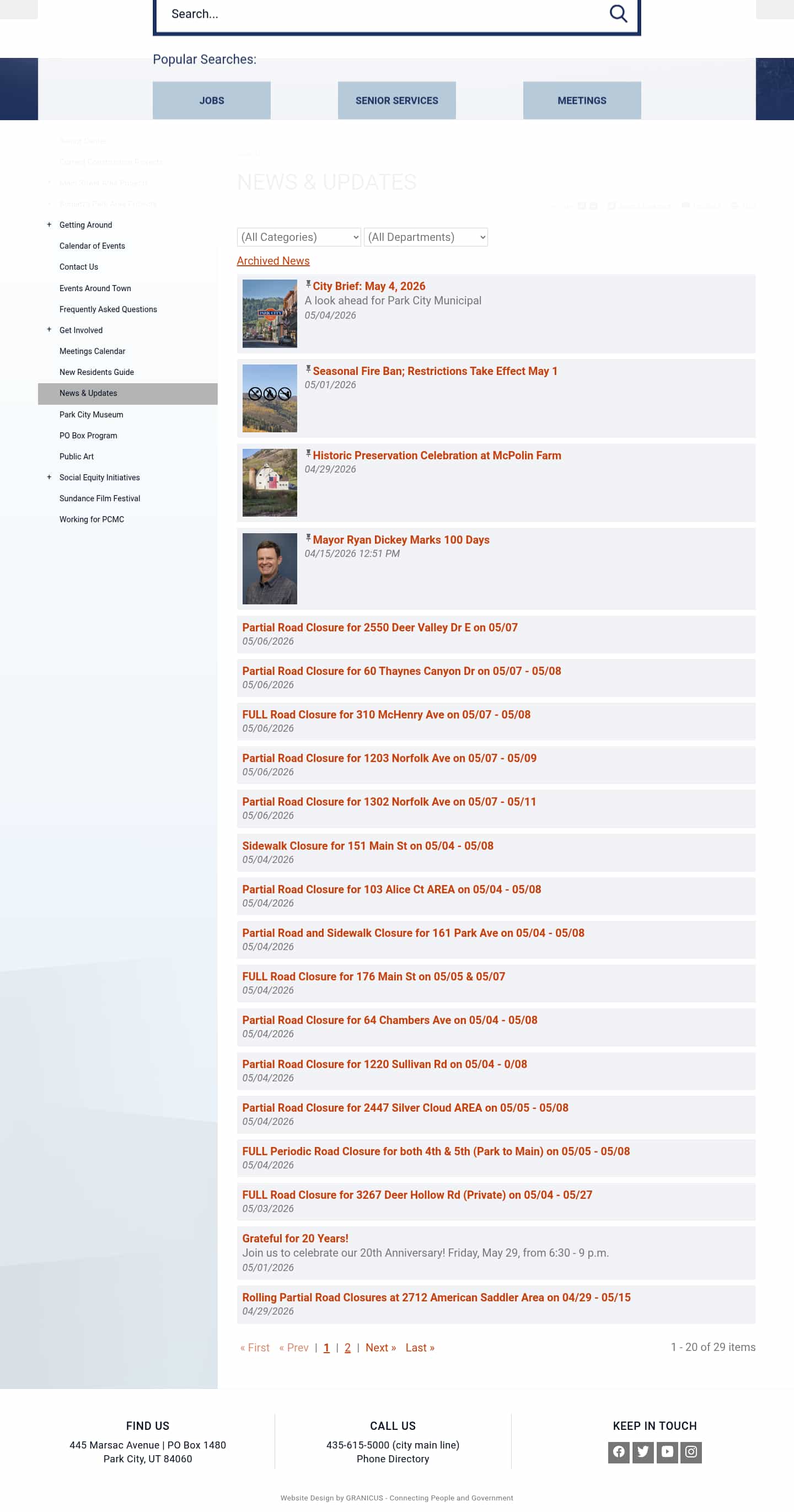 Latest website image capture