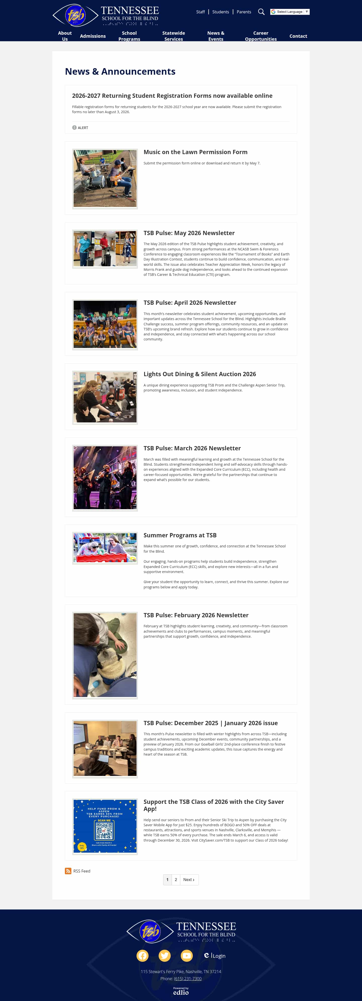 Latest website image capture