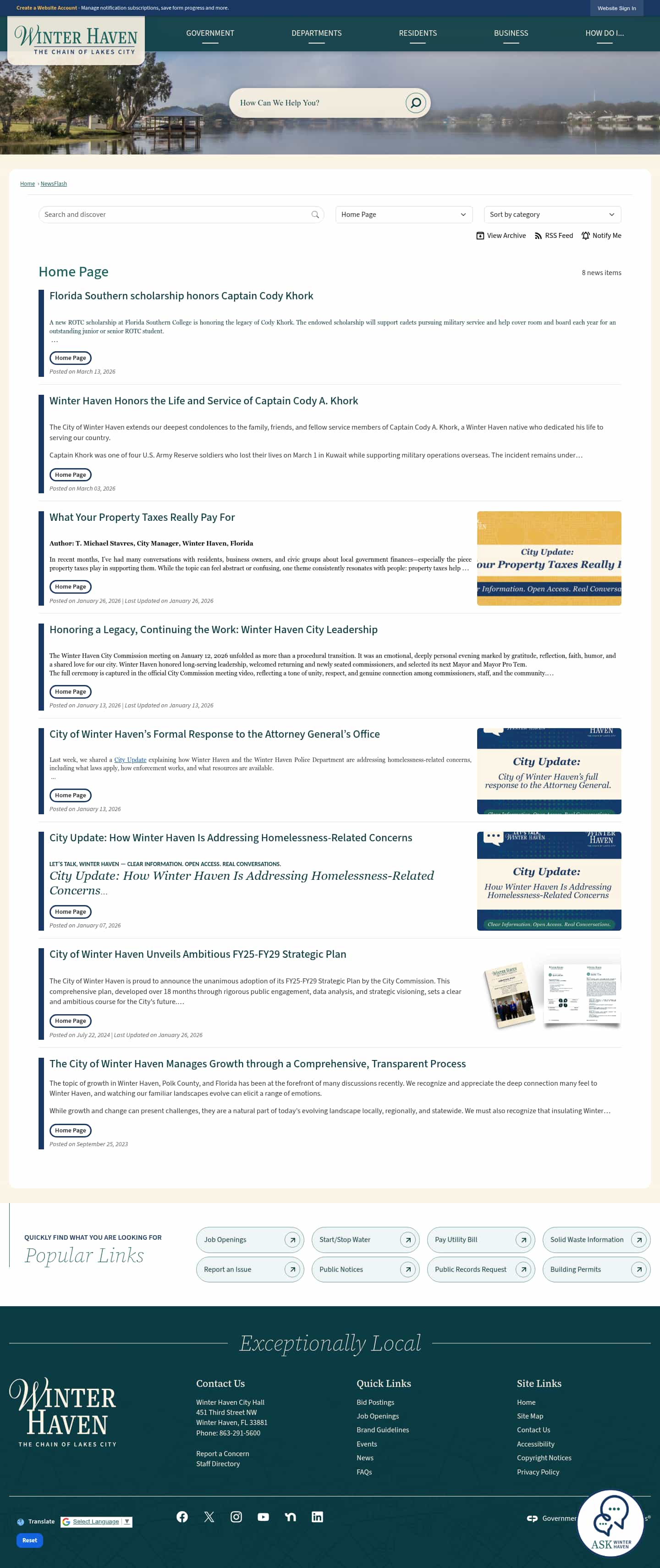 Latest website image capture