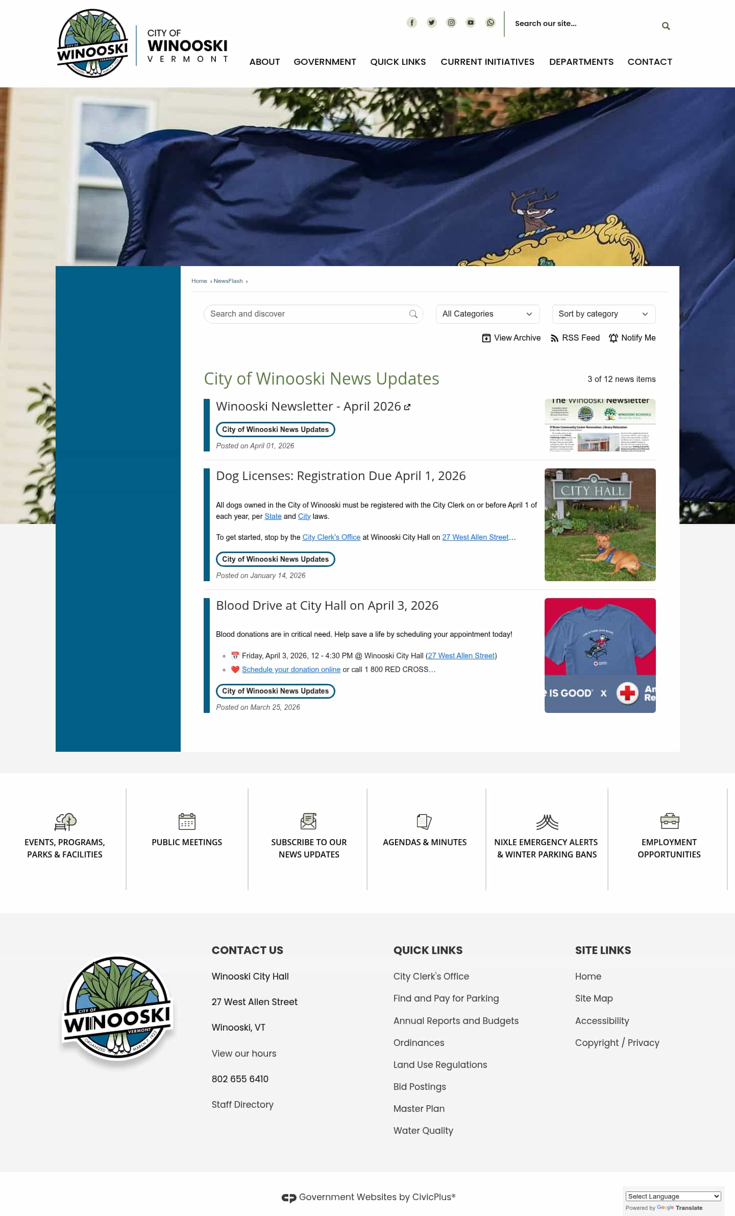 Latest website image capture