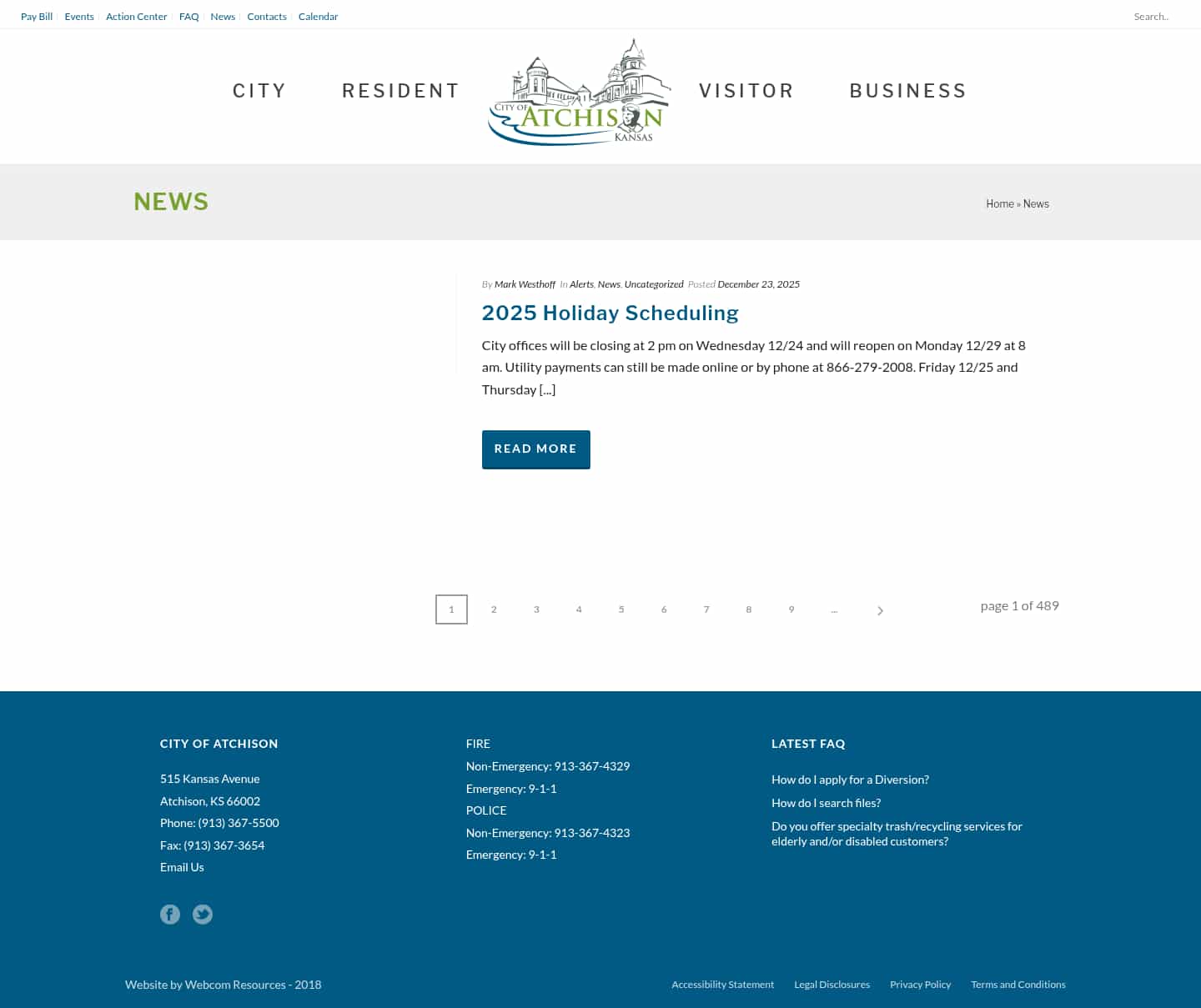 Latest website image capture