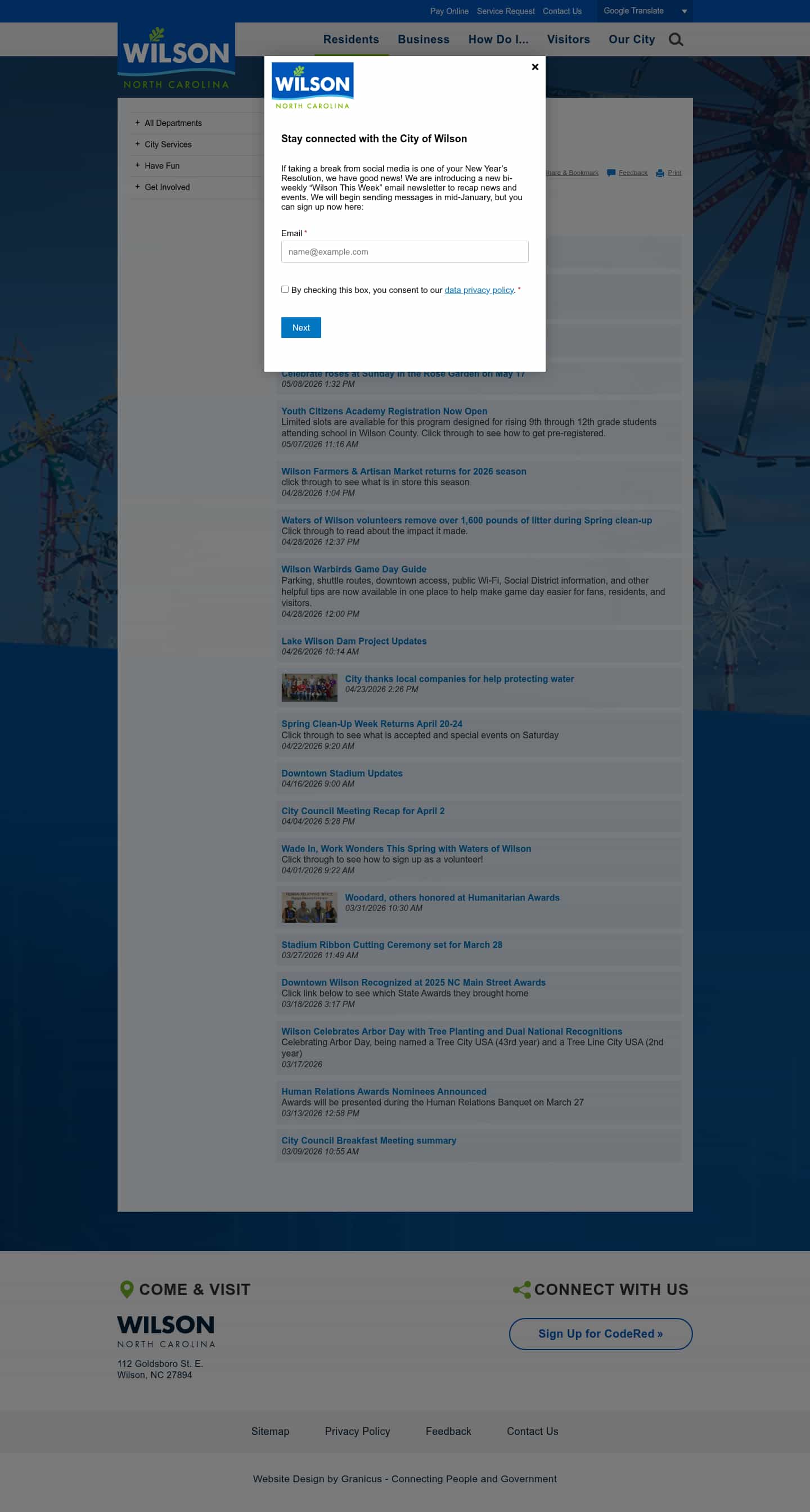 Latest website image capture