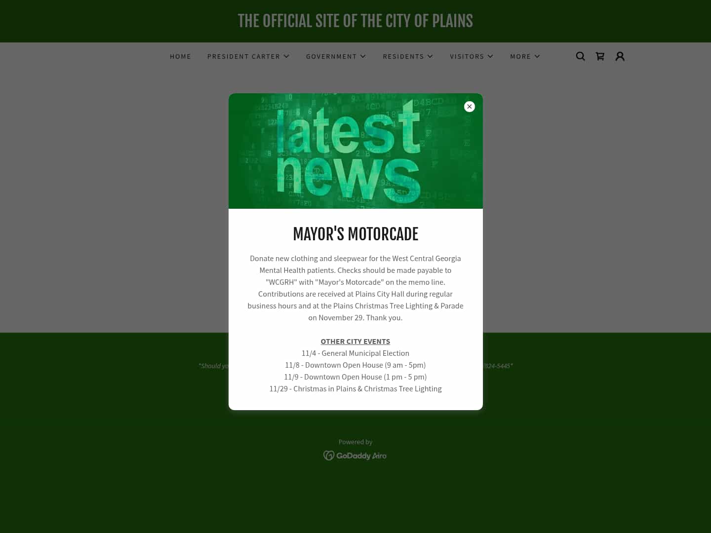 Latest website image capture