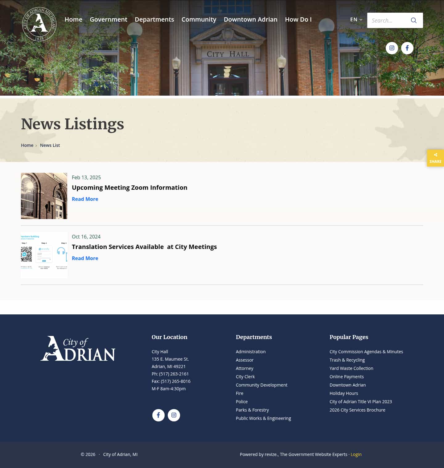 Latest website image capture