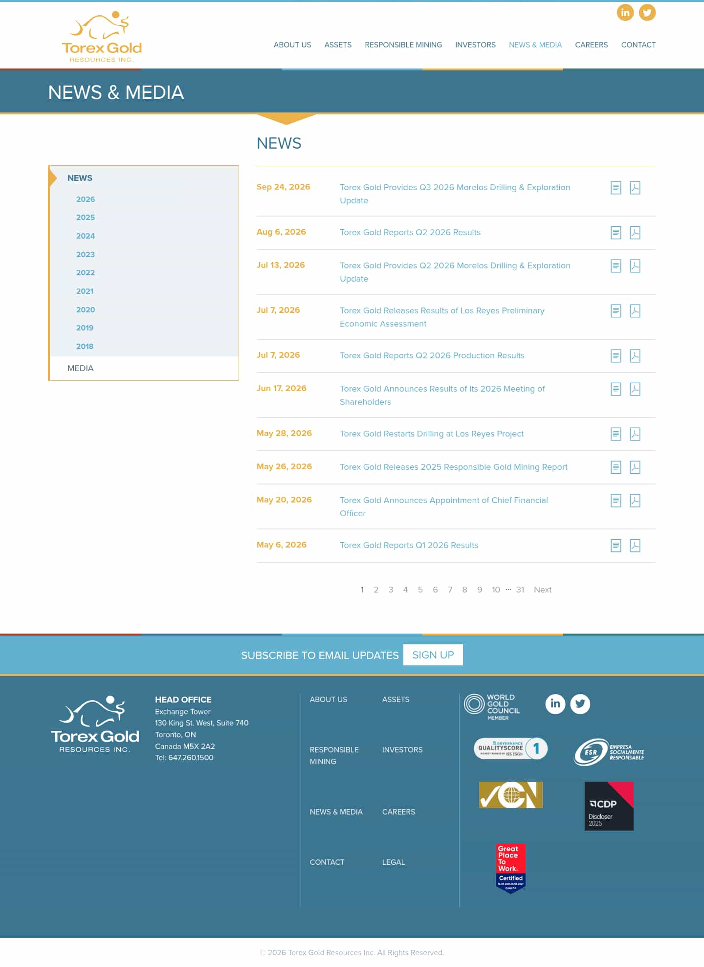 Latest website image capture