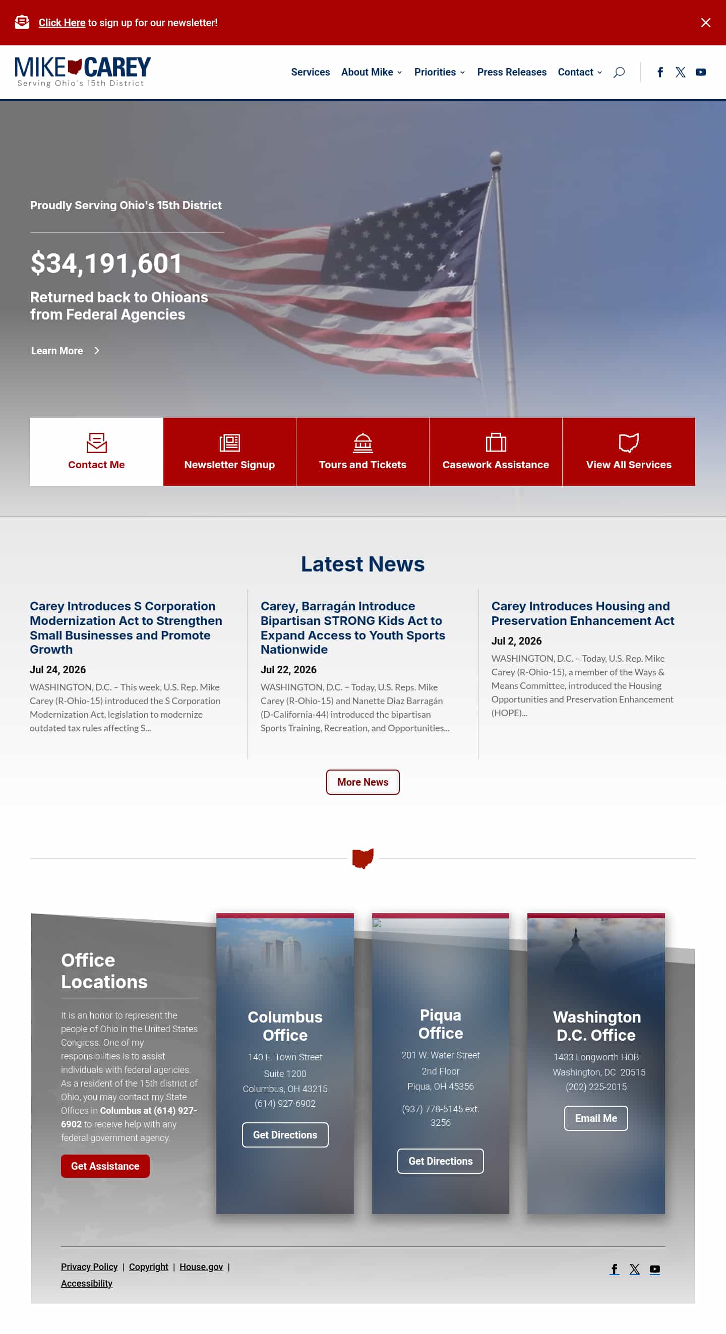 Latest website image capture
