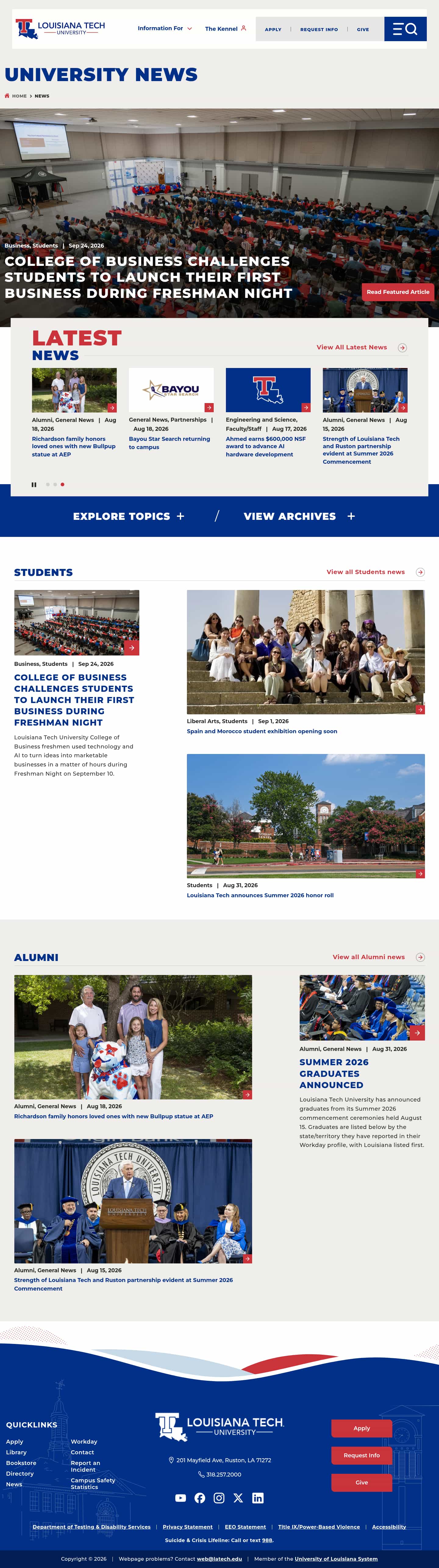 Latest website image capture