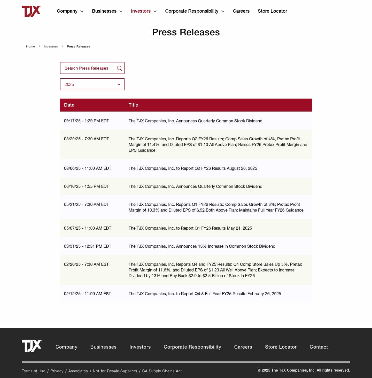 Latest website image capture