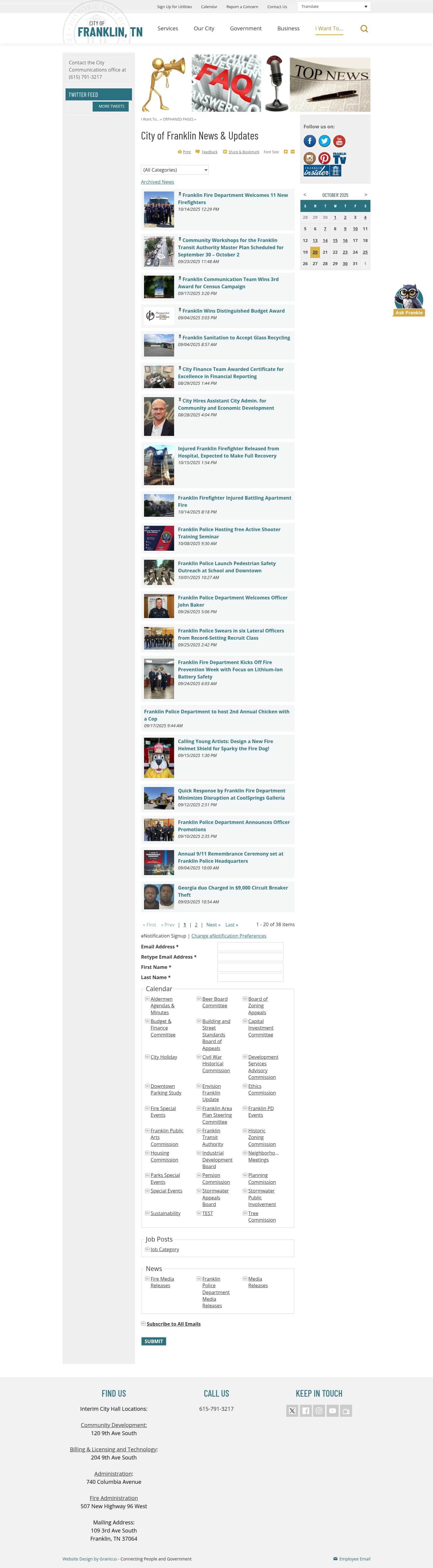 Latest website image capture