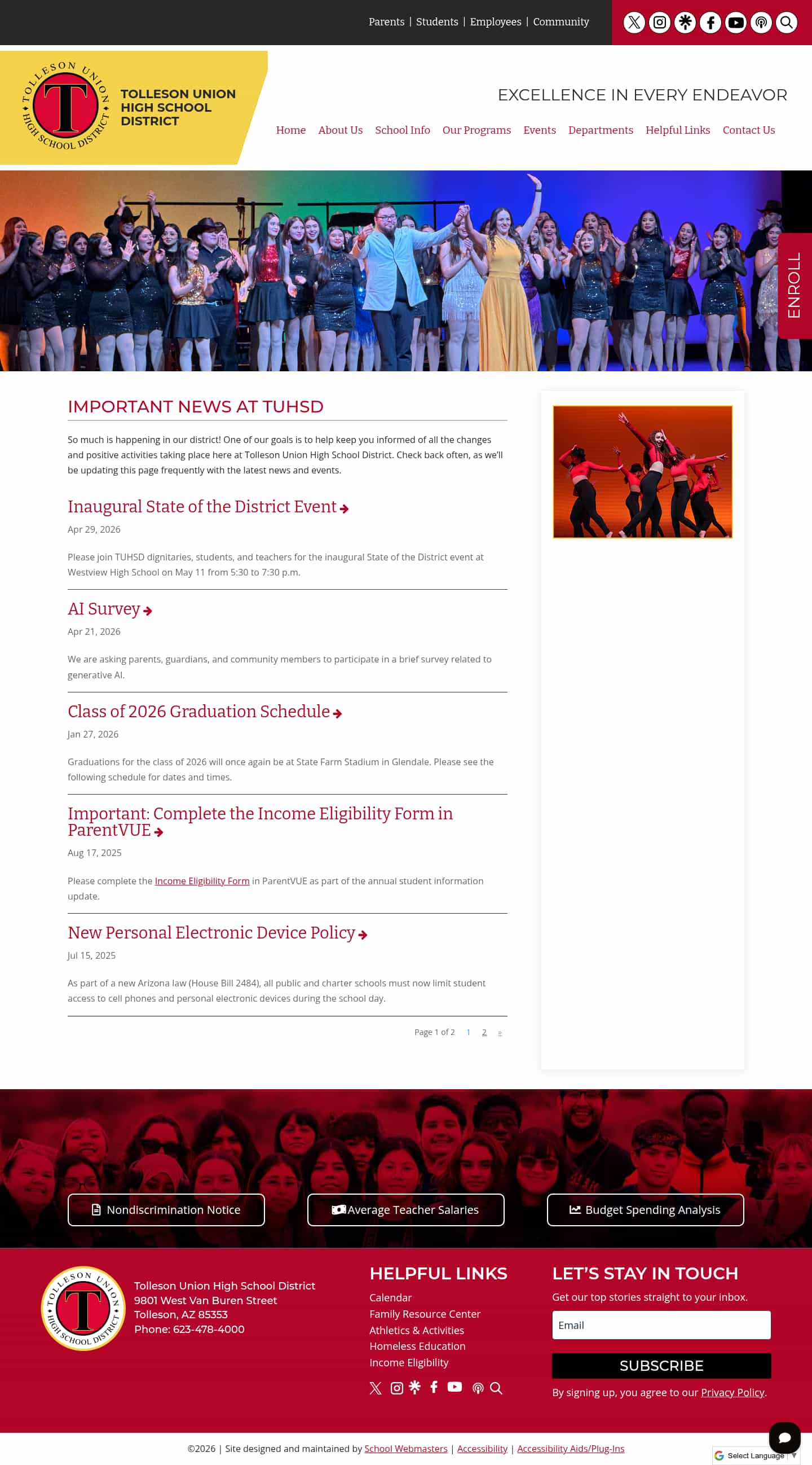 Latest website image capture