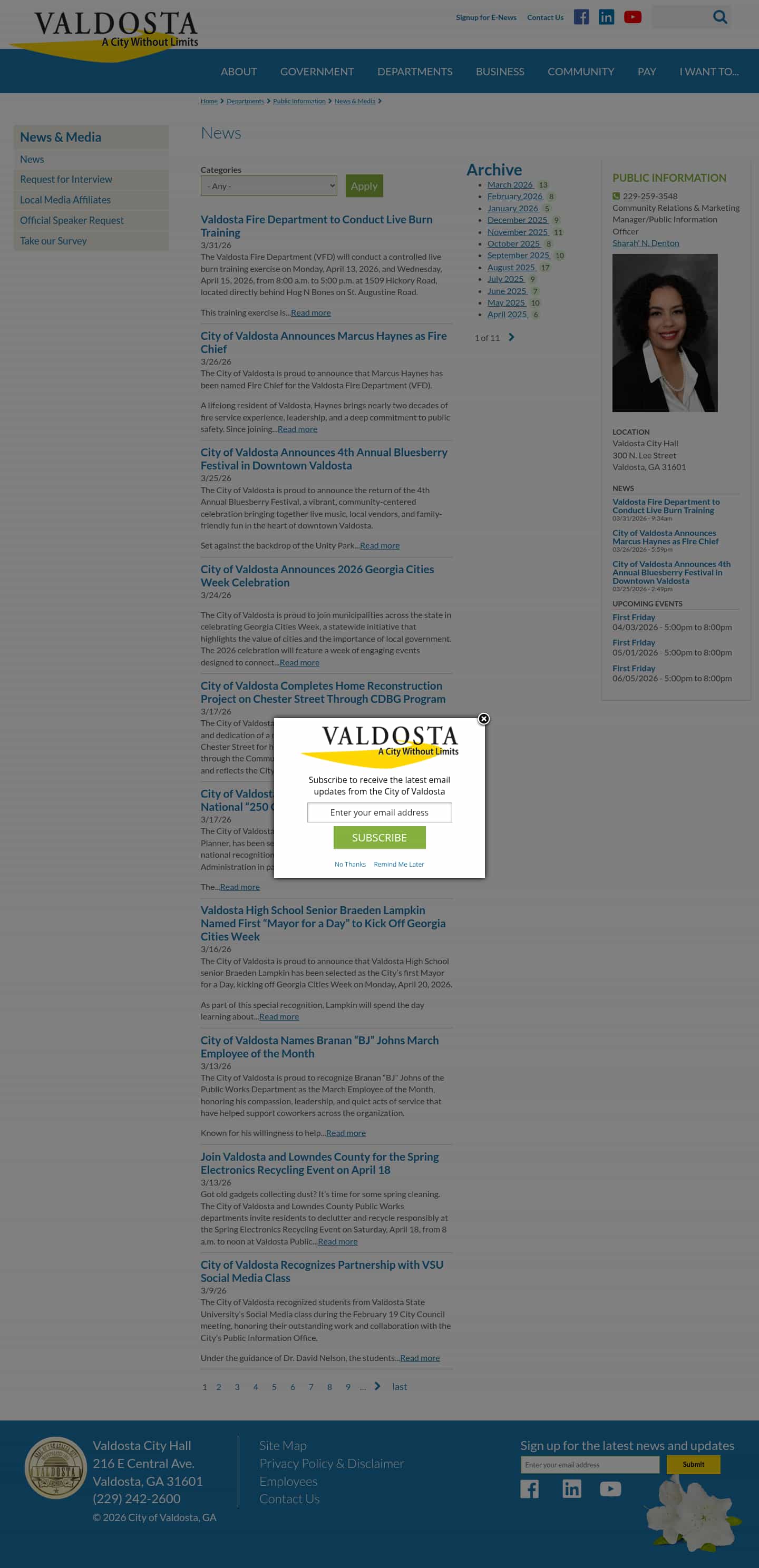 Latest website image capture