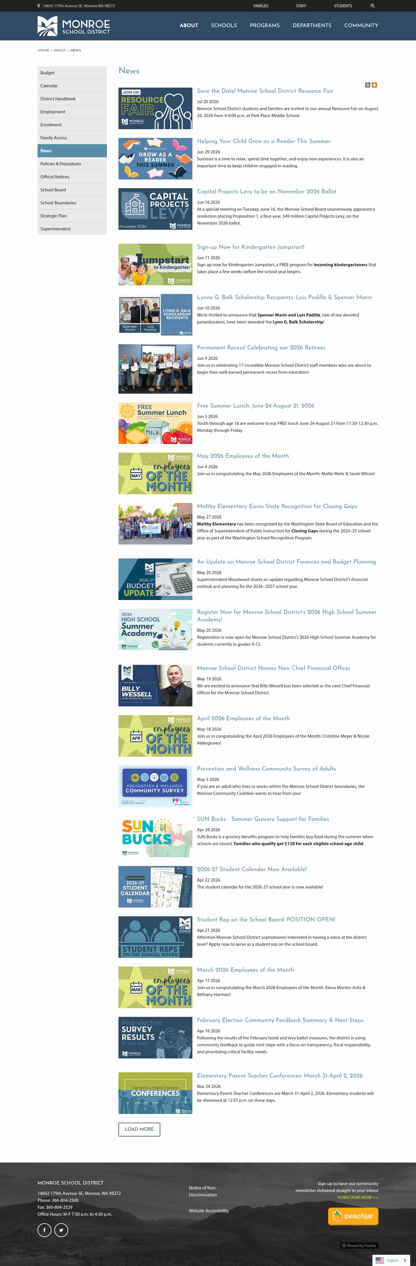 Latest website image capture