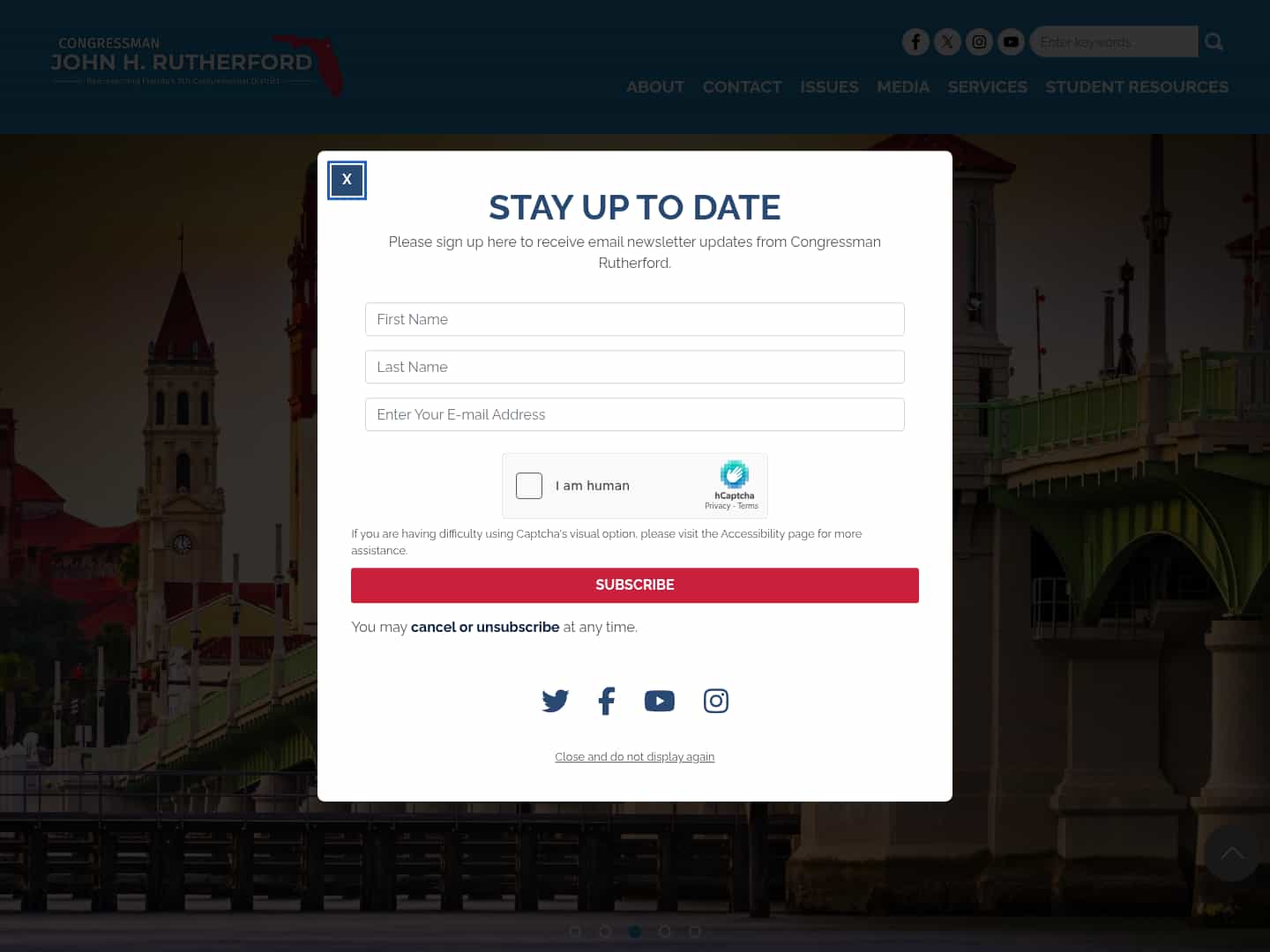Latest website image capture