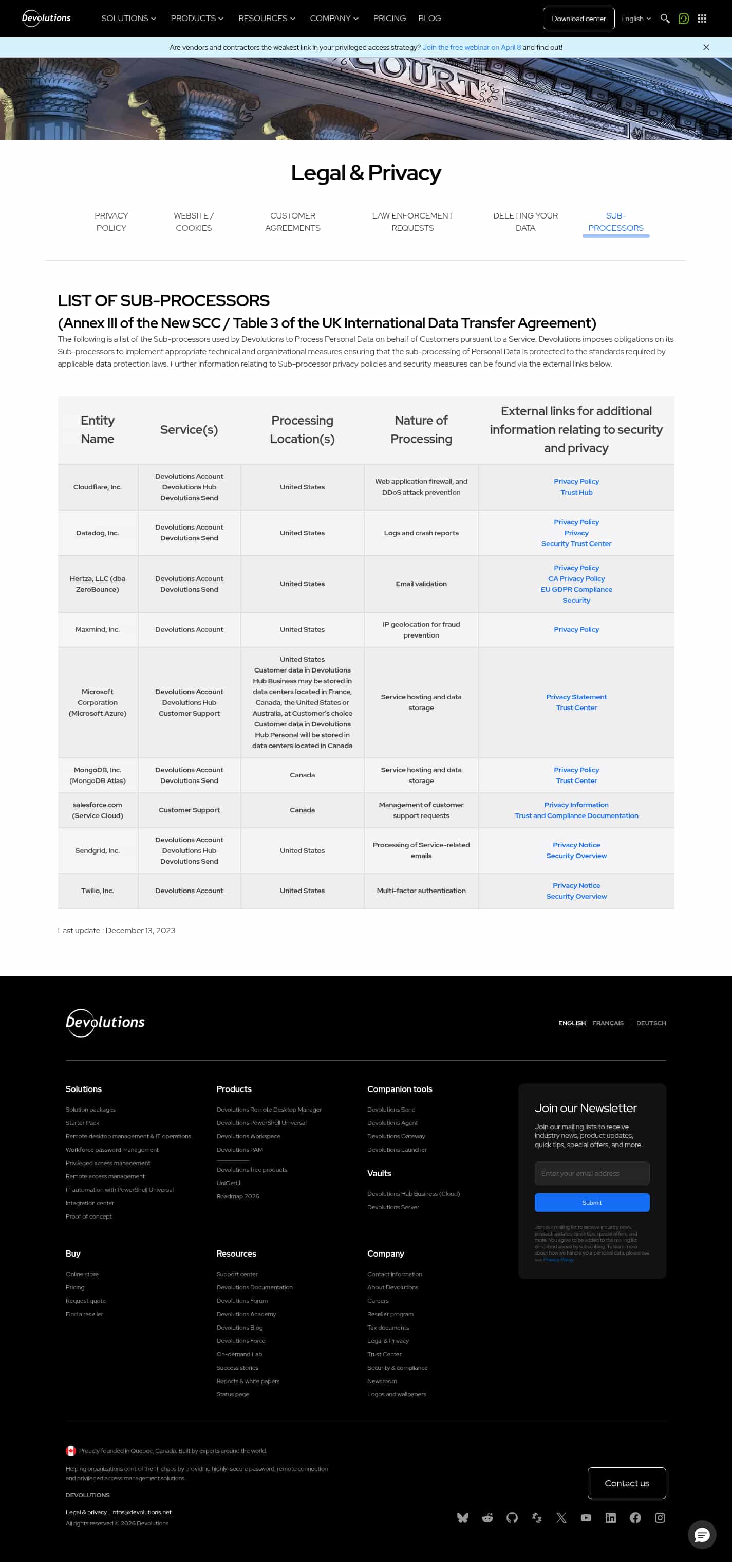 Latest website image capture