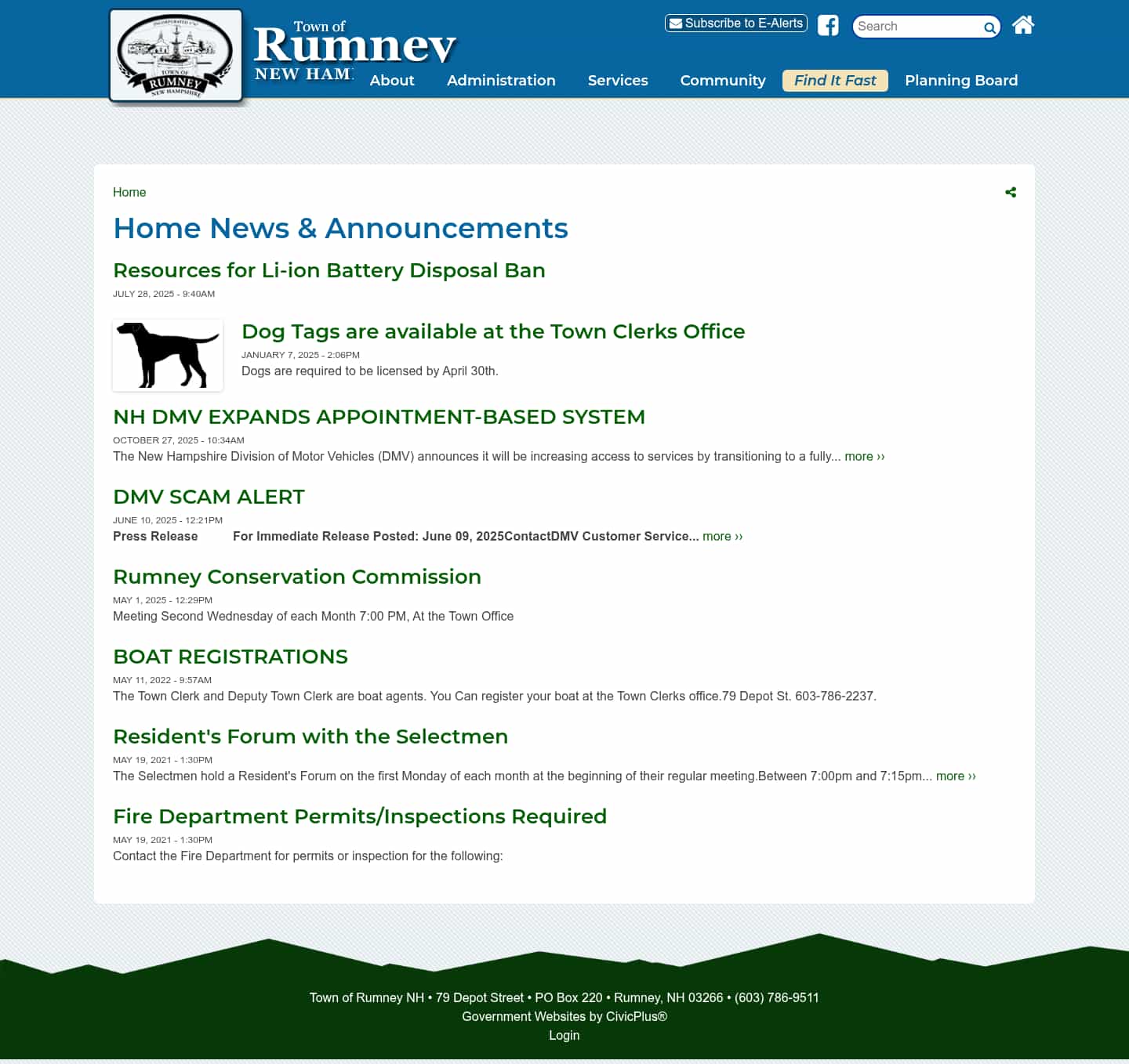 Latest website image capture