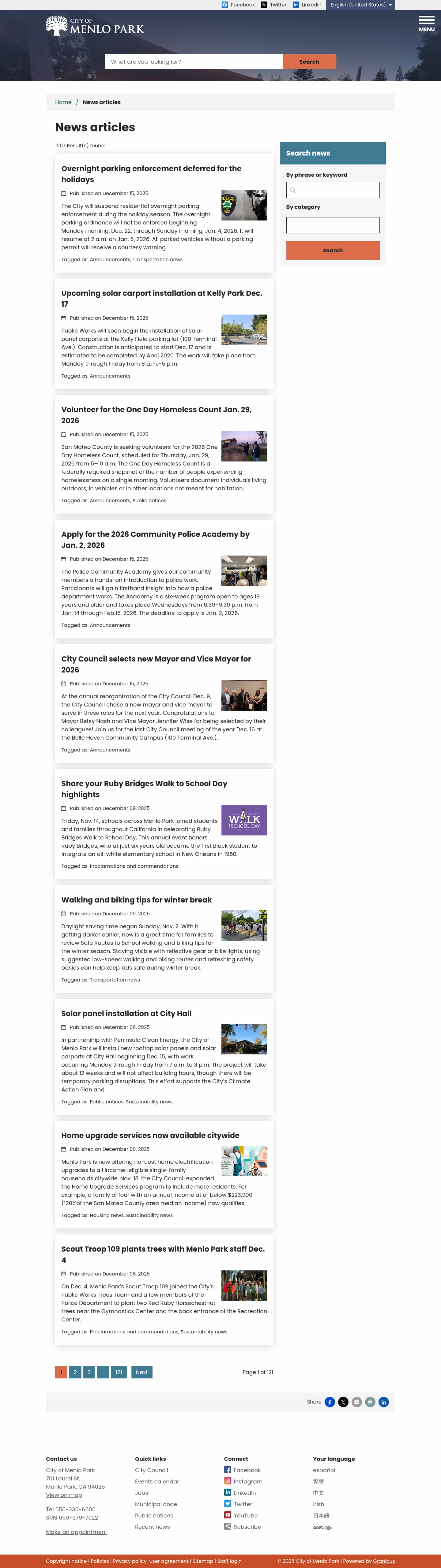 Latest website image capture