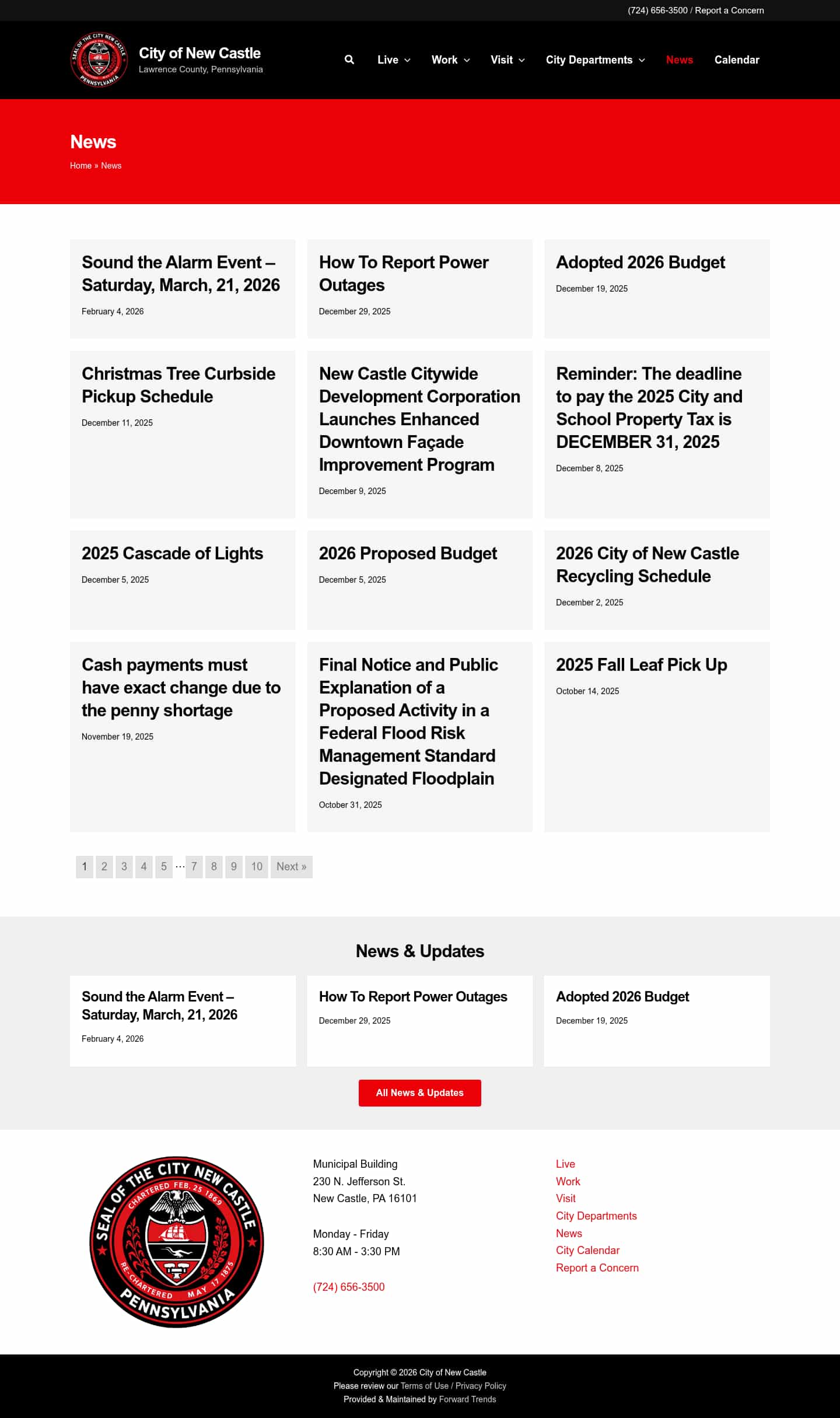 Latest website image capture