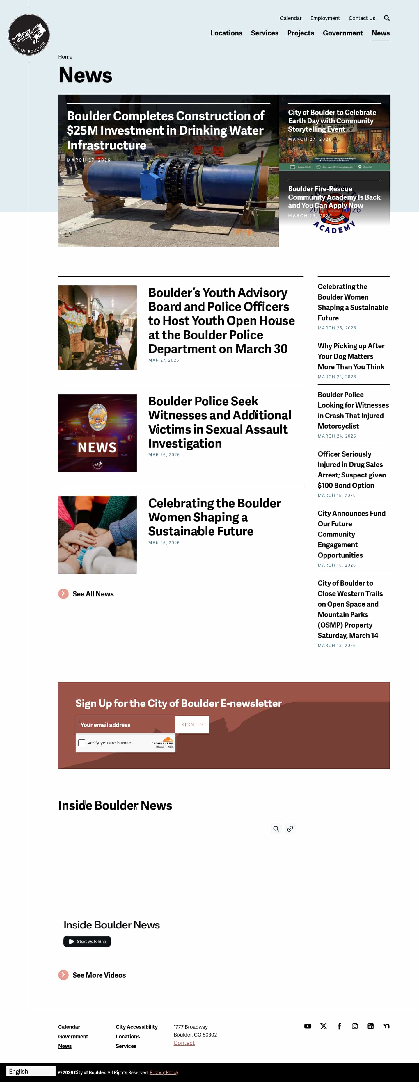 Latest website image capture