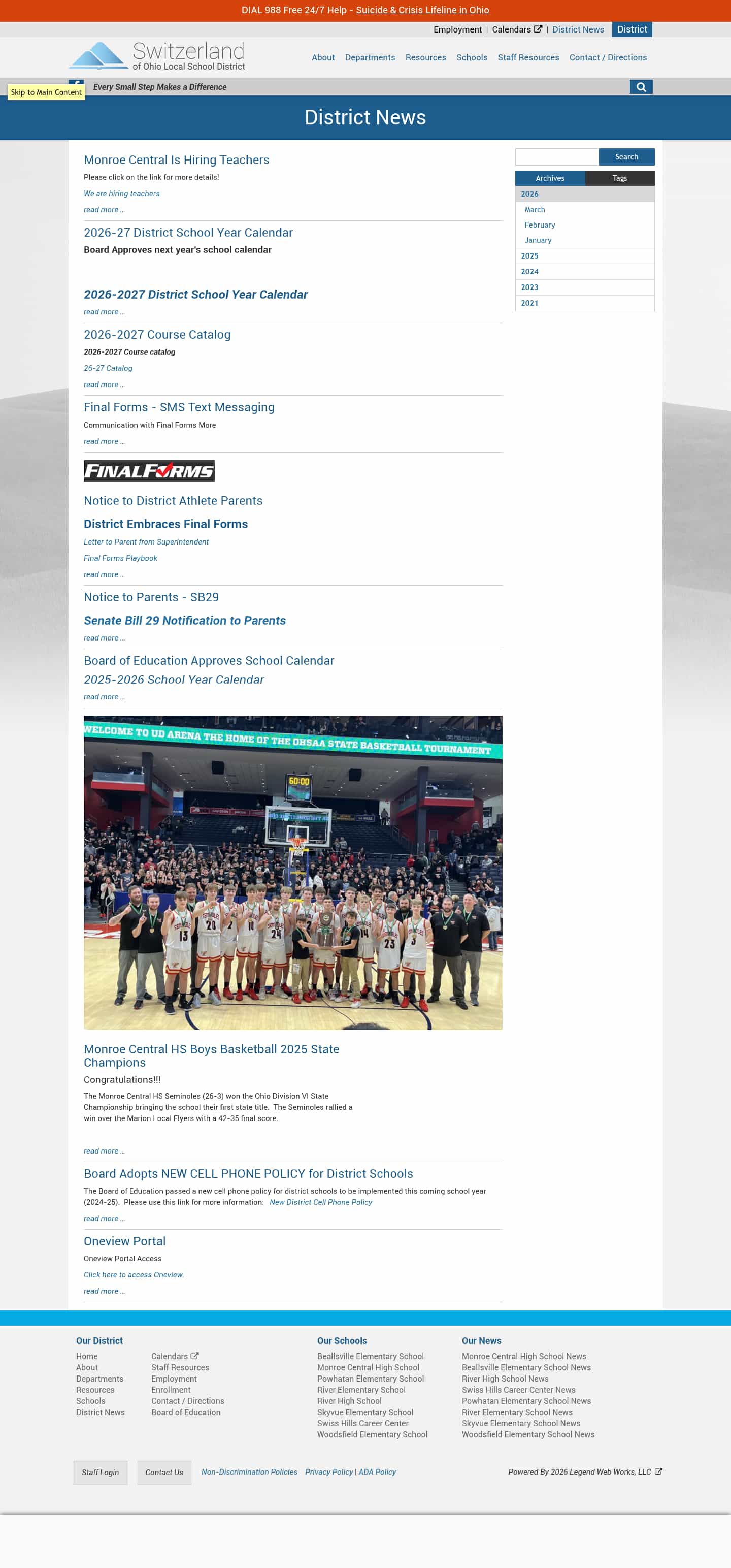 Latest website image capture