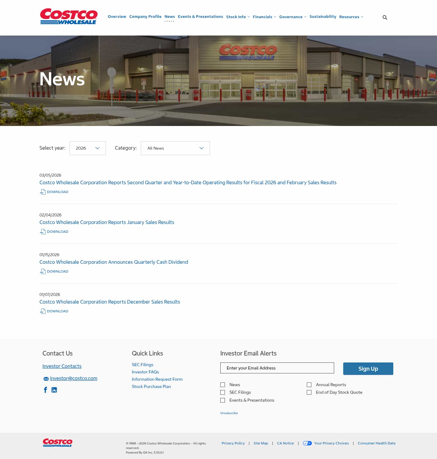 Latest website image capture