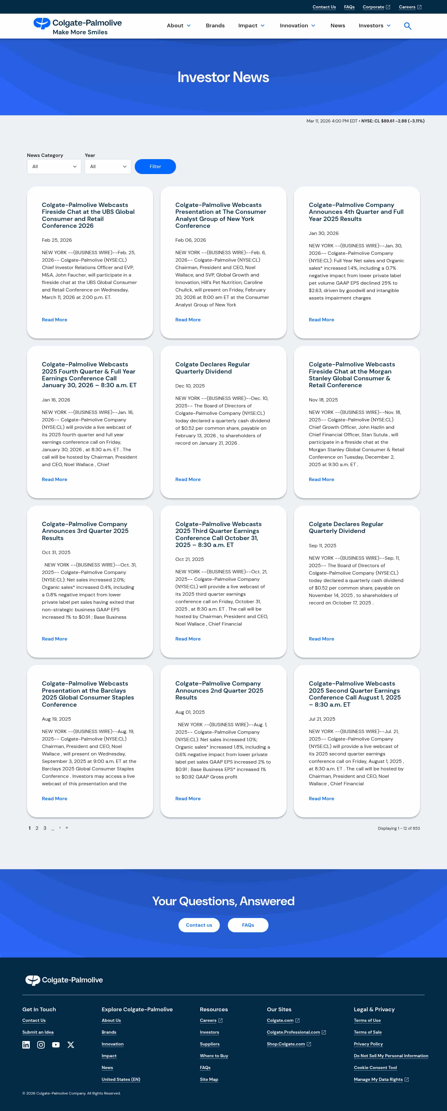 Latest website image capture