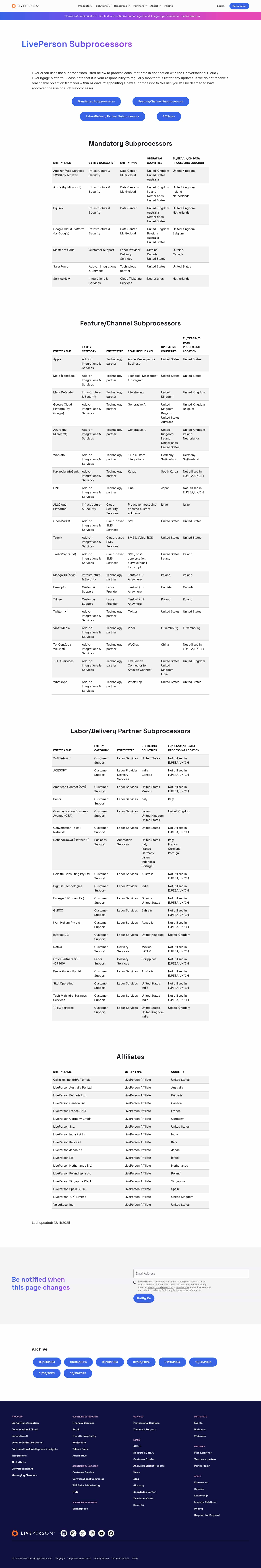 Latest website image capture