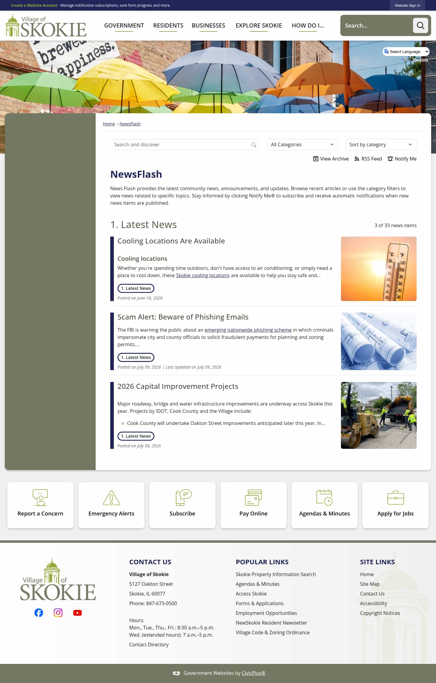 Latest website image capture