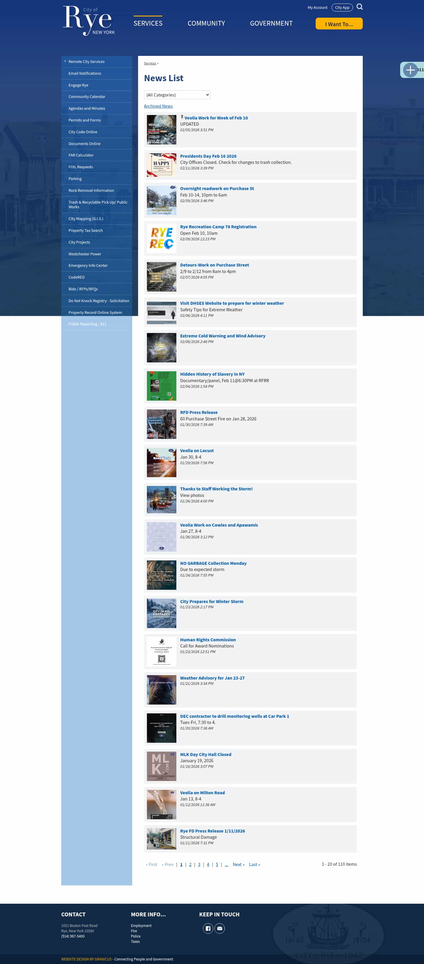 Latest website image capture