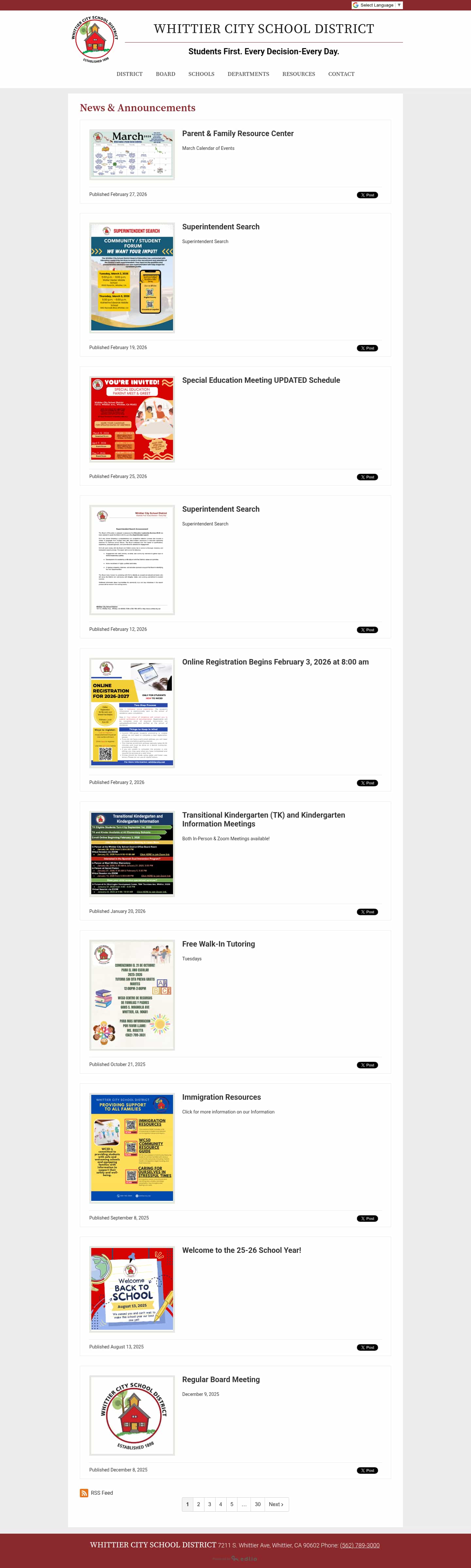 Latest website image capture