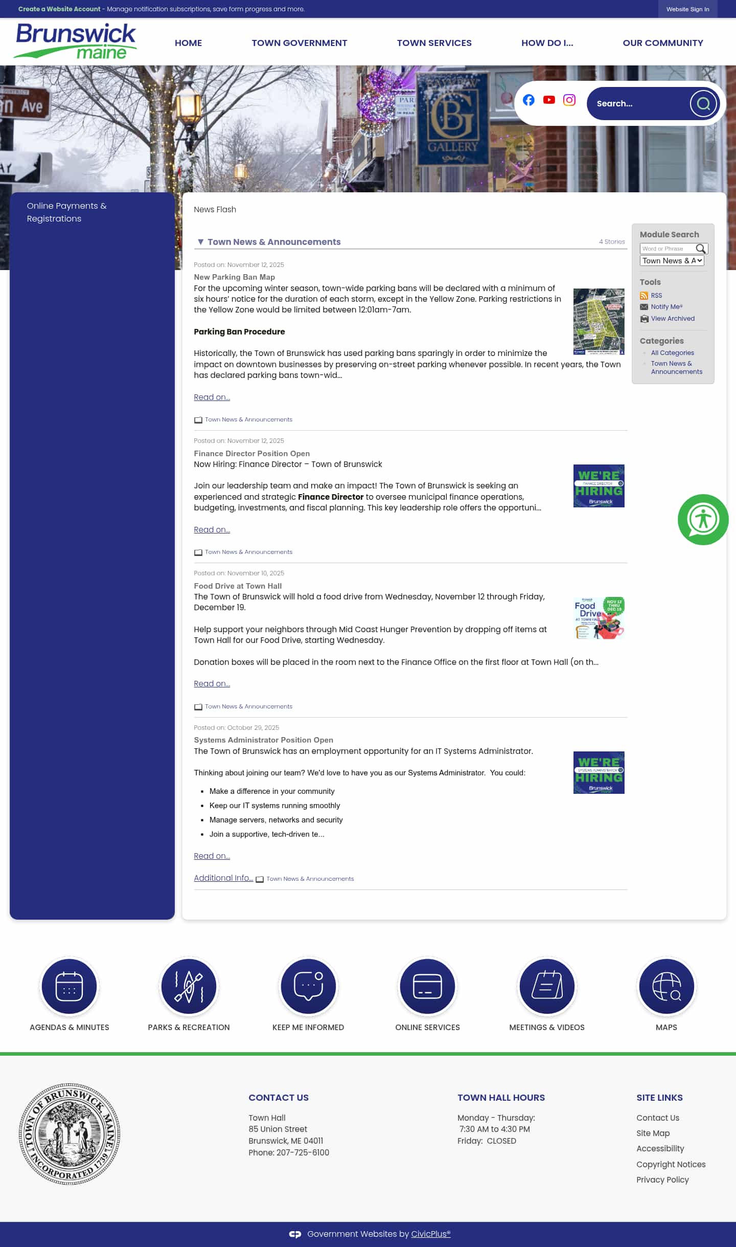 Latest website image capture