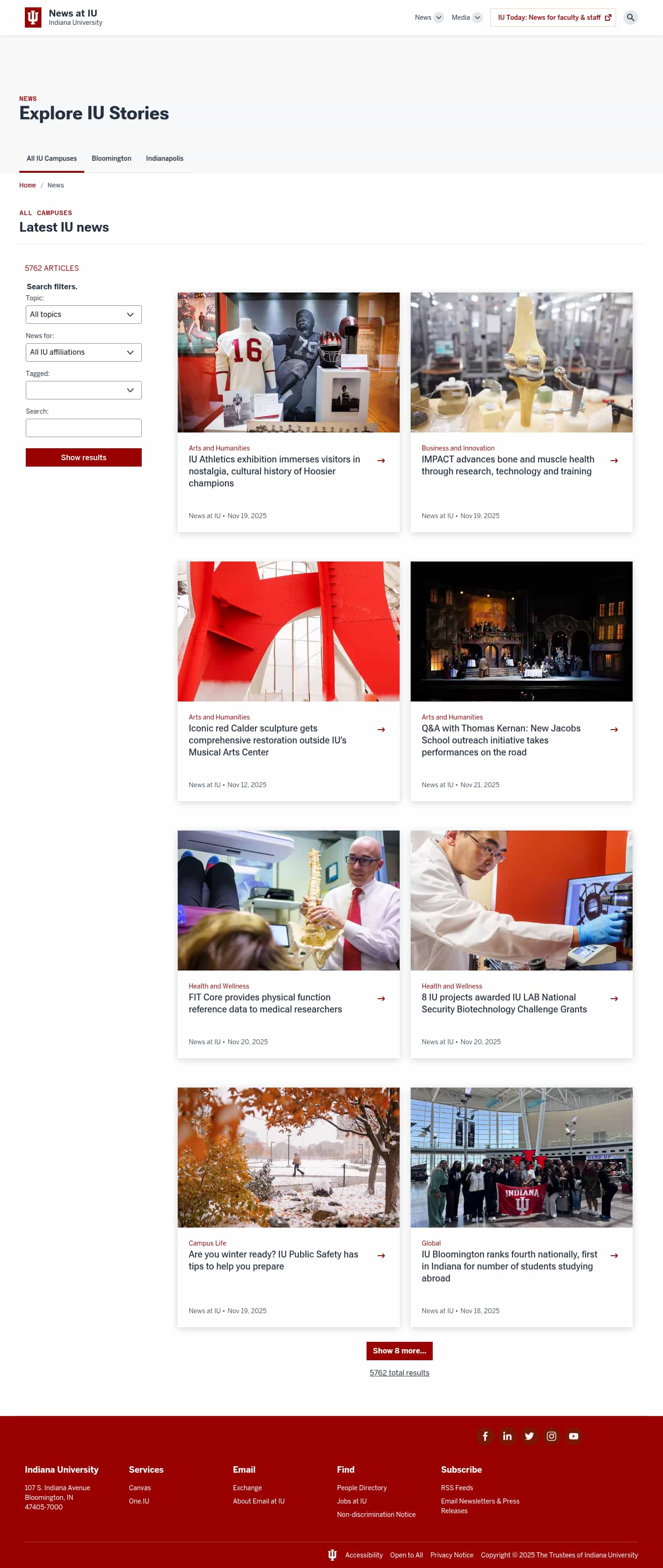 Latest website image capture