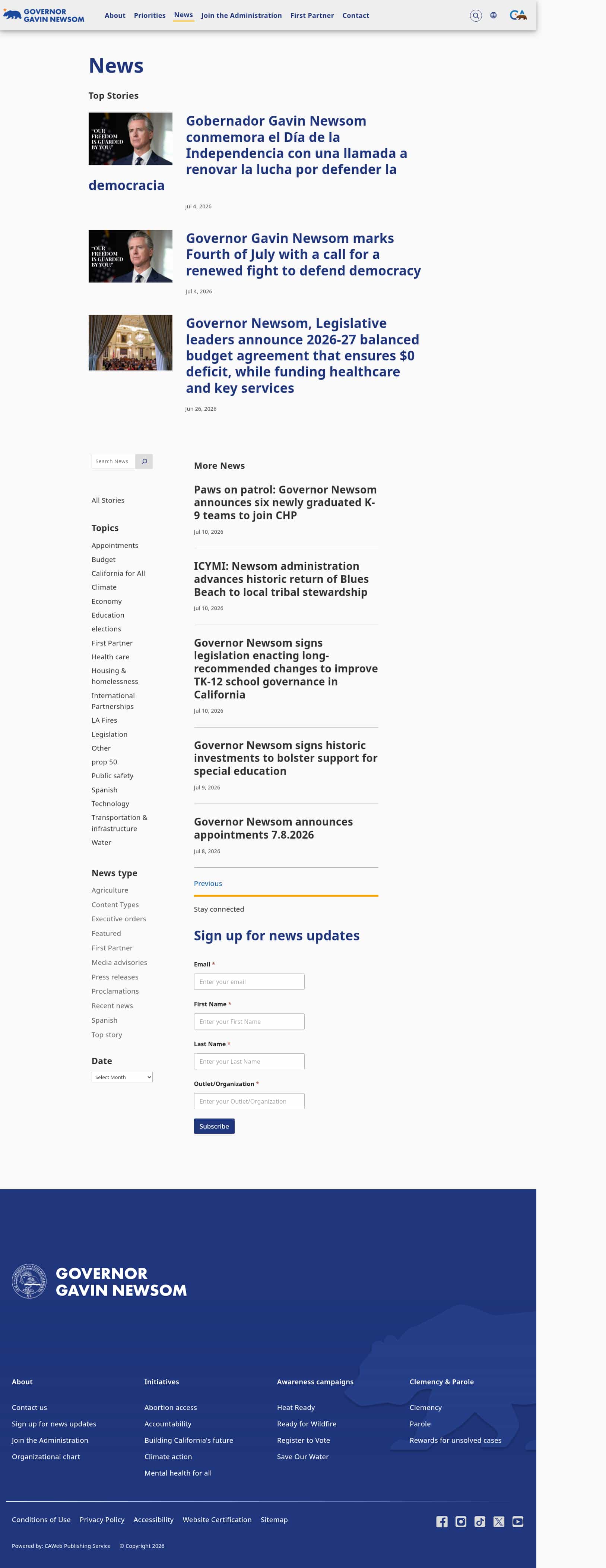 Latest website image capture