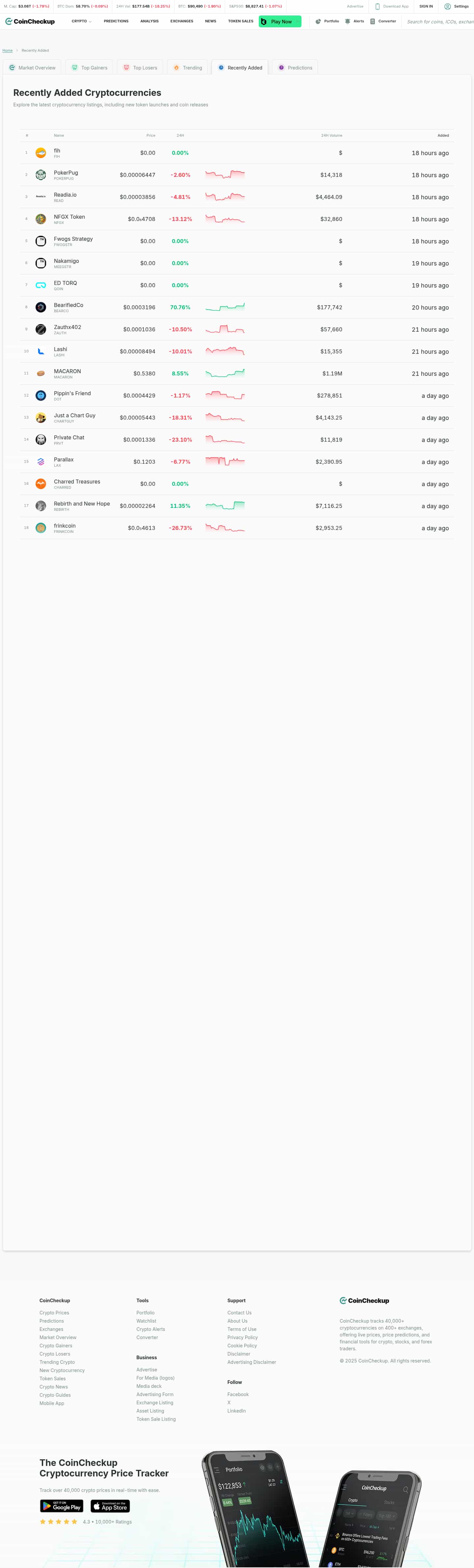 Latest website image capture