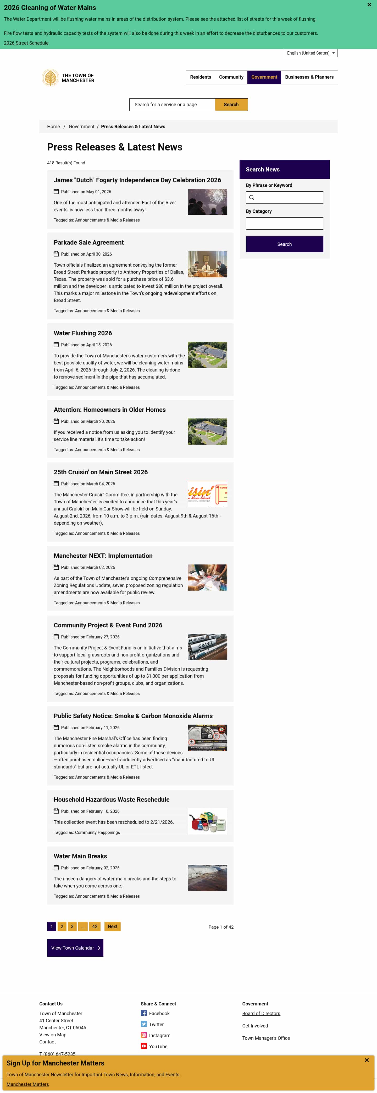 Latest website image capture