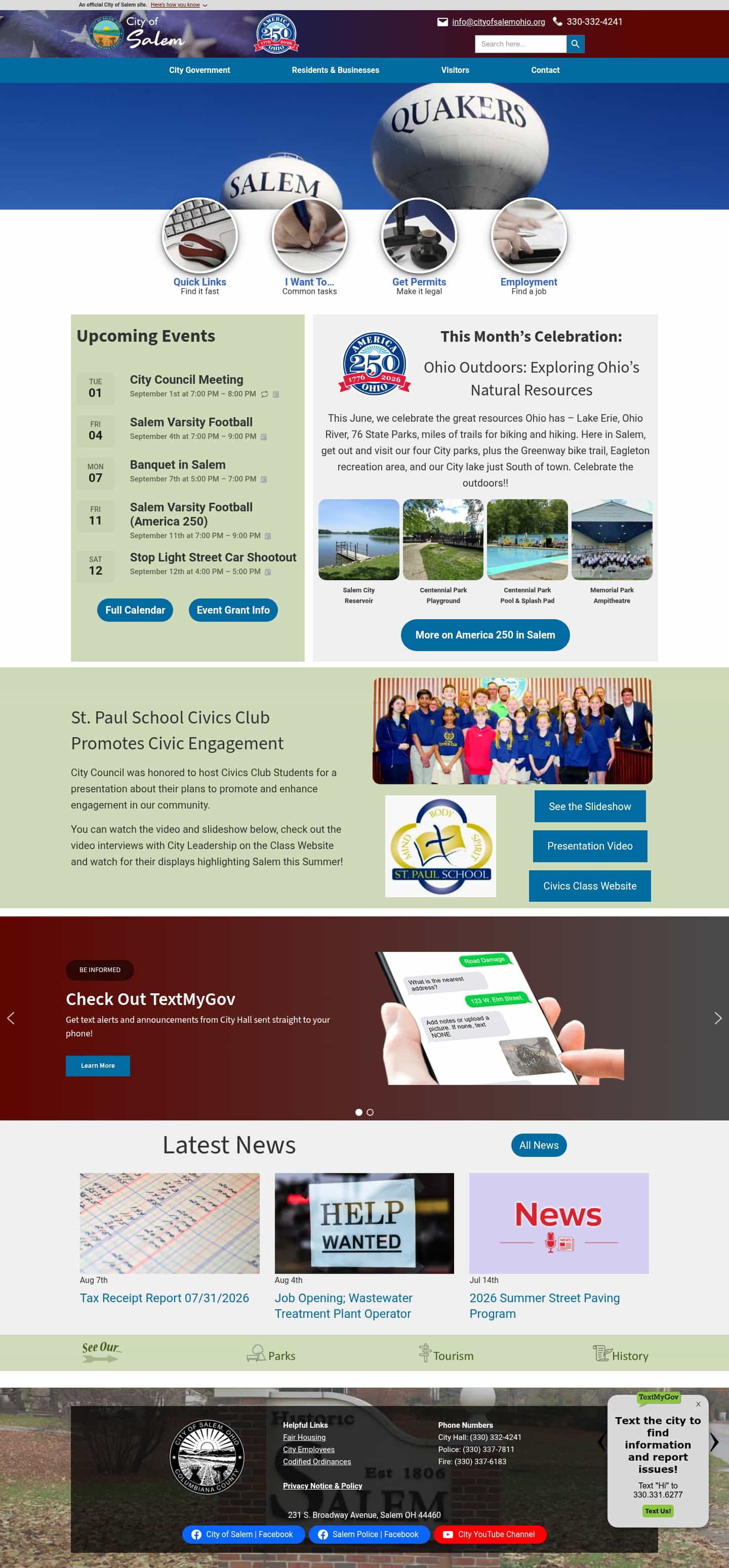 Latest website image capture