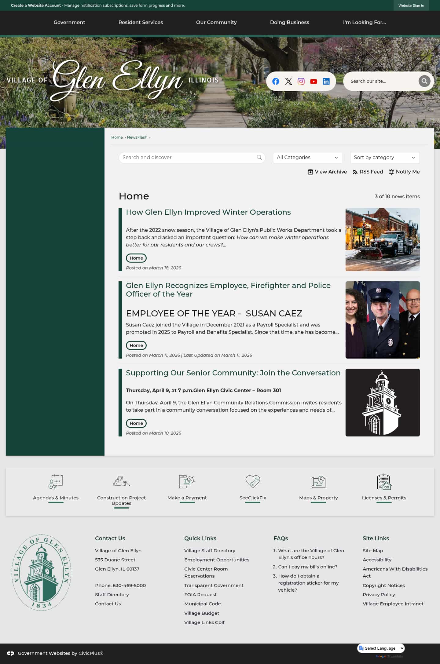 Latest website image capture