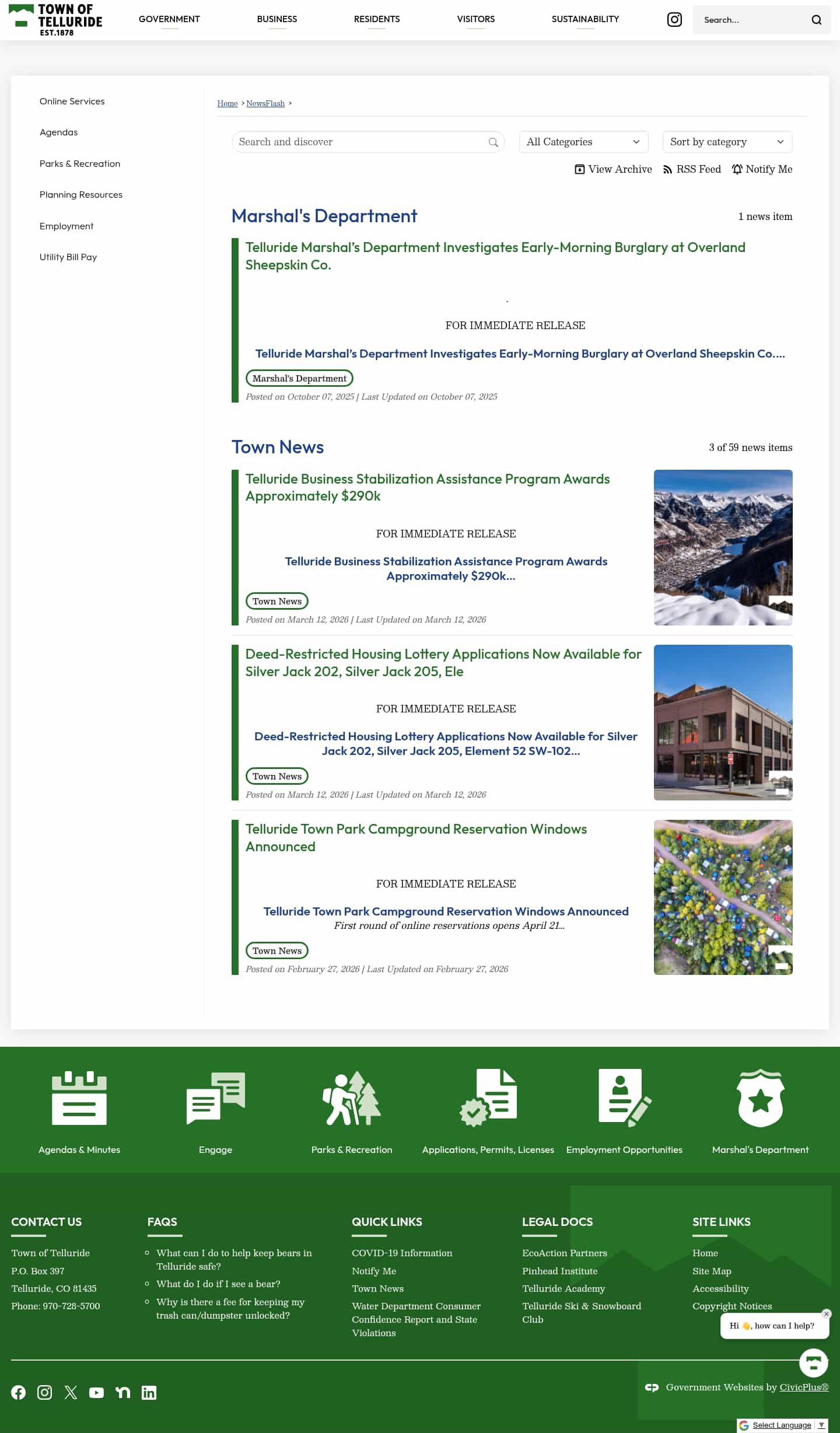 Latest website image capture