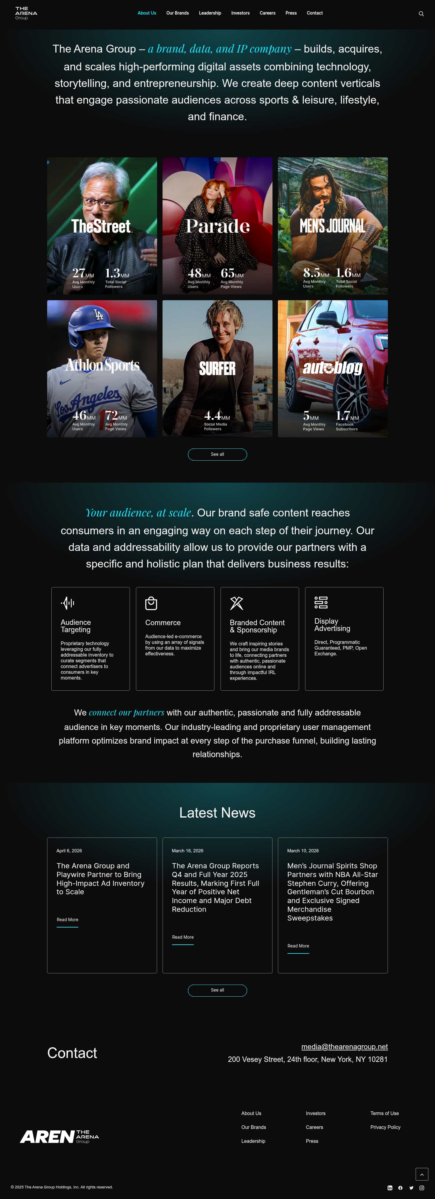 Latest website image capture