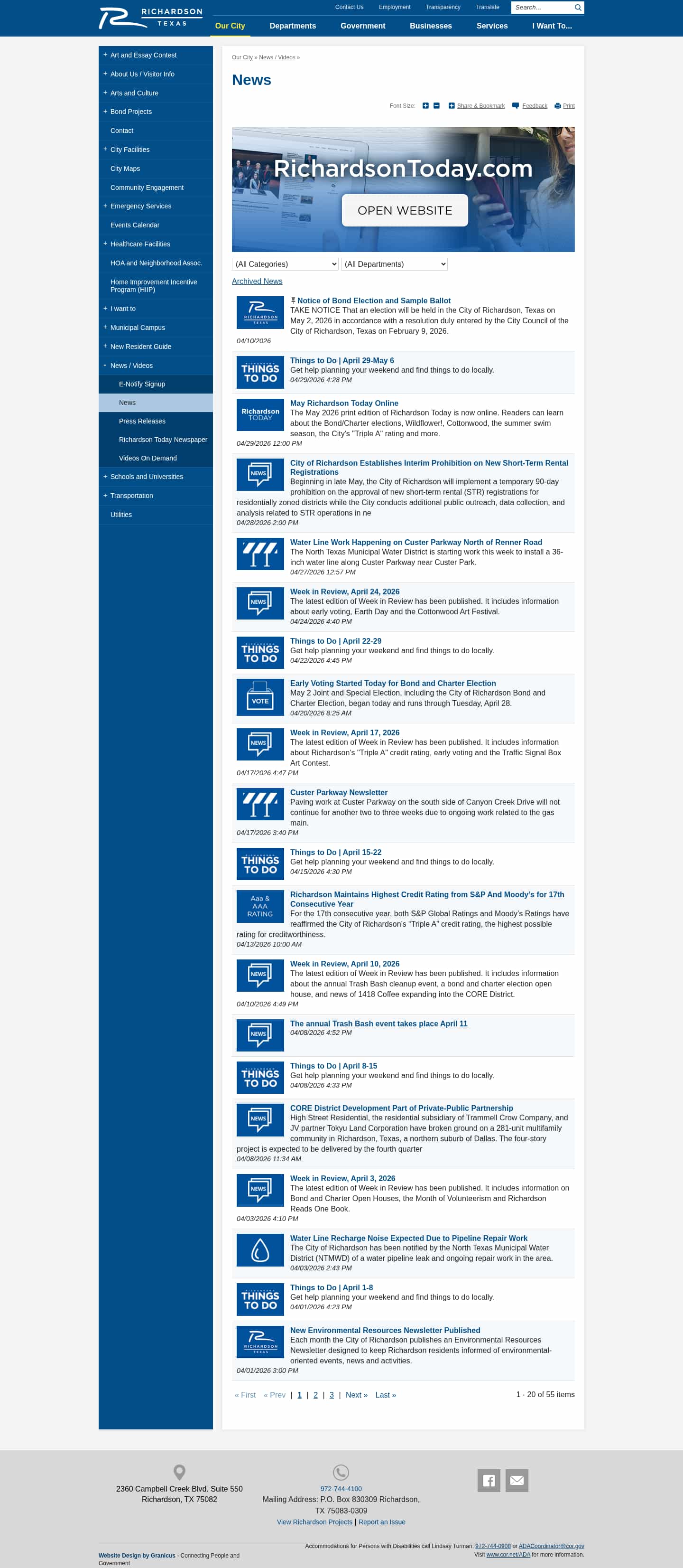Latest website image capture
