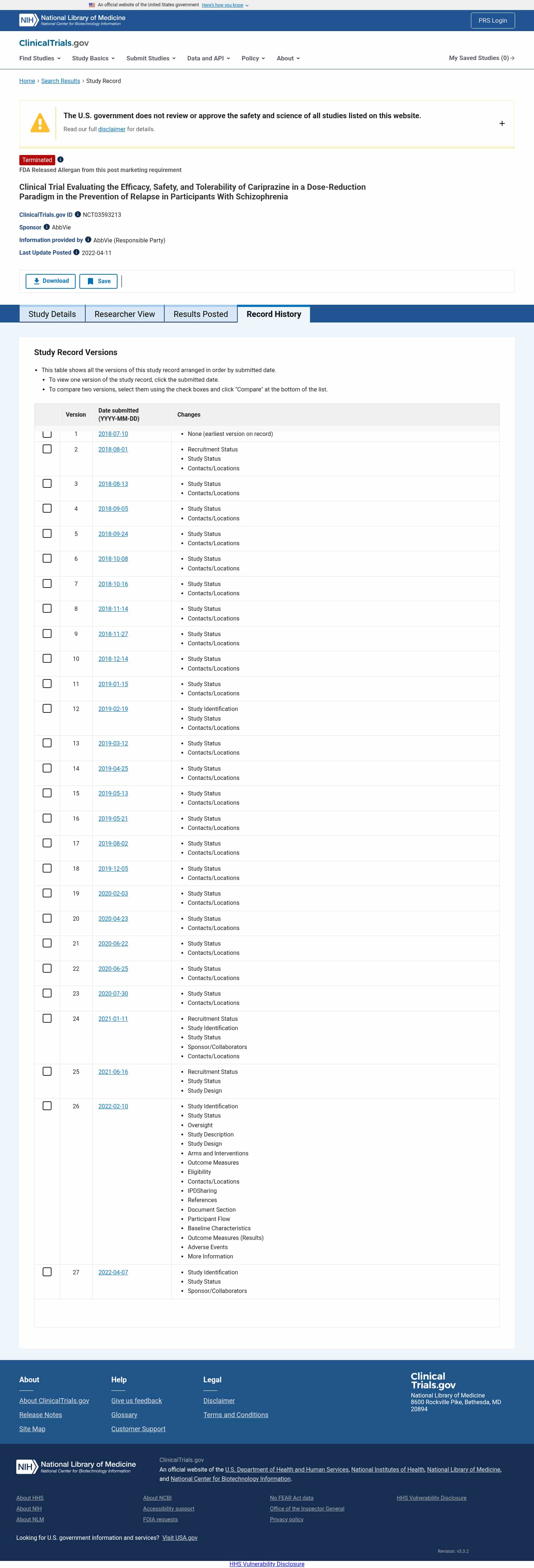 Latest website image capture