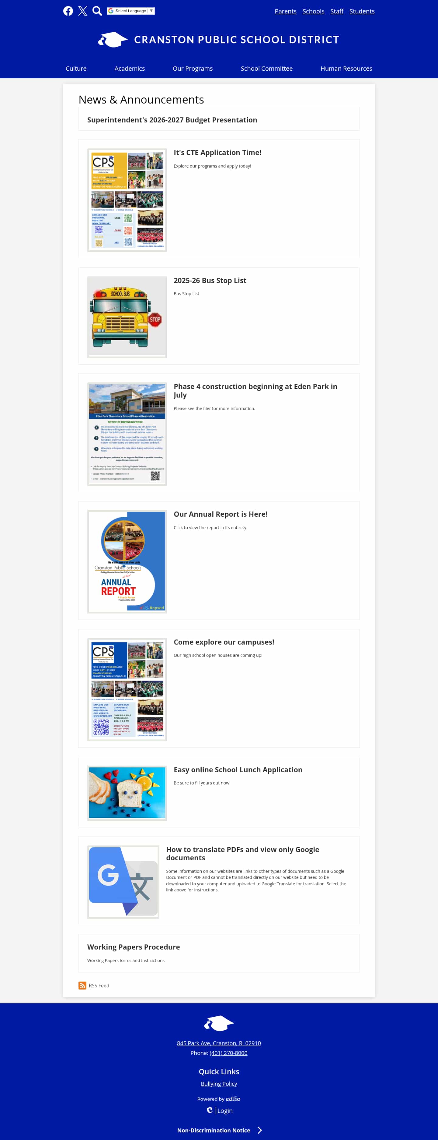 Latest website image capture