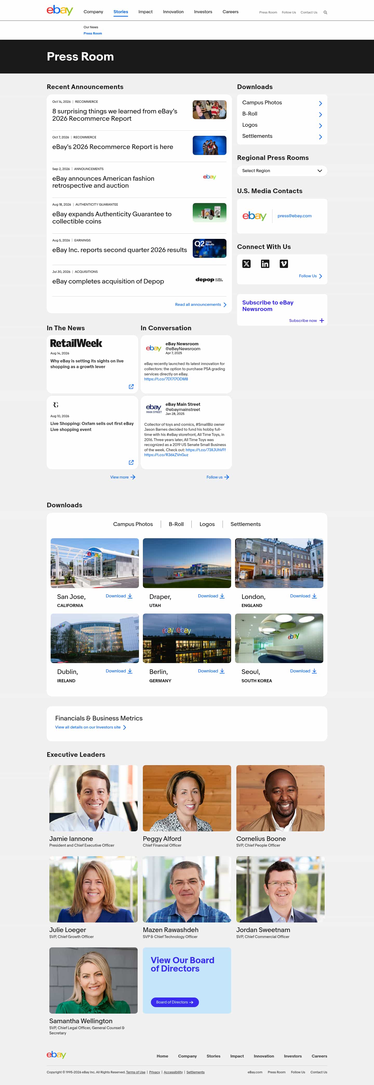 Latest website image capture