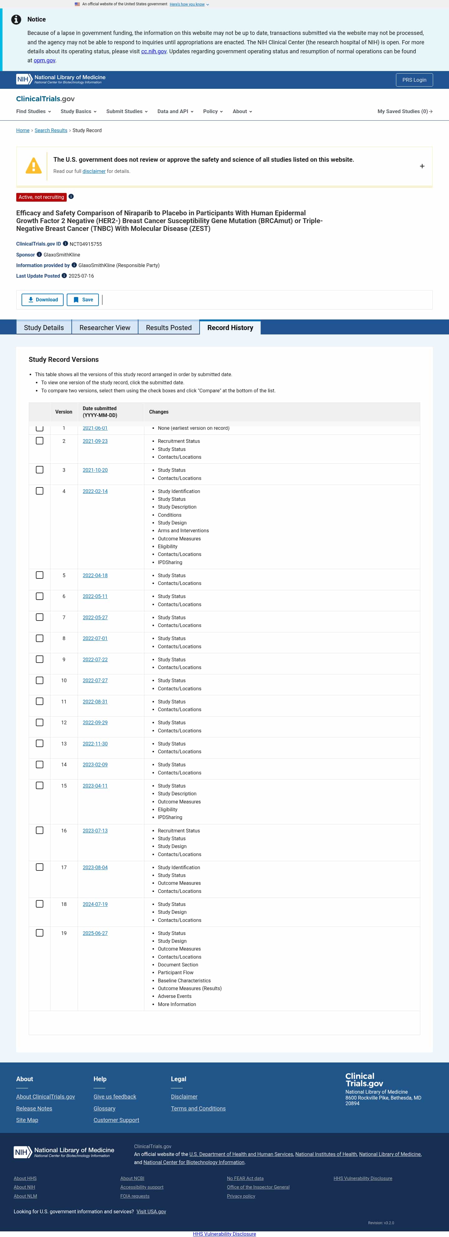 Latest website image capture