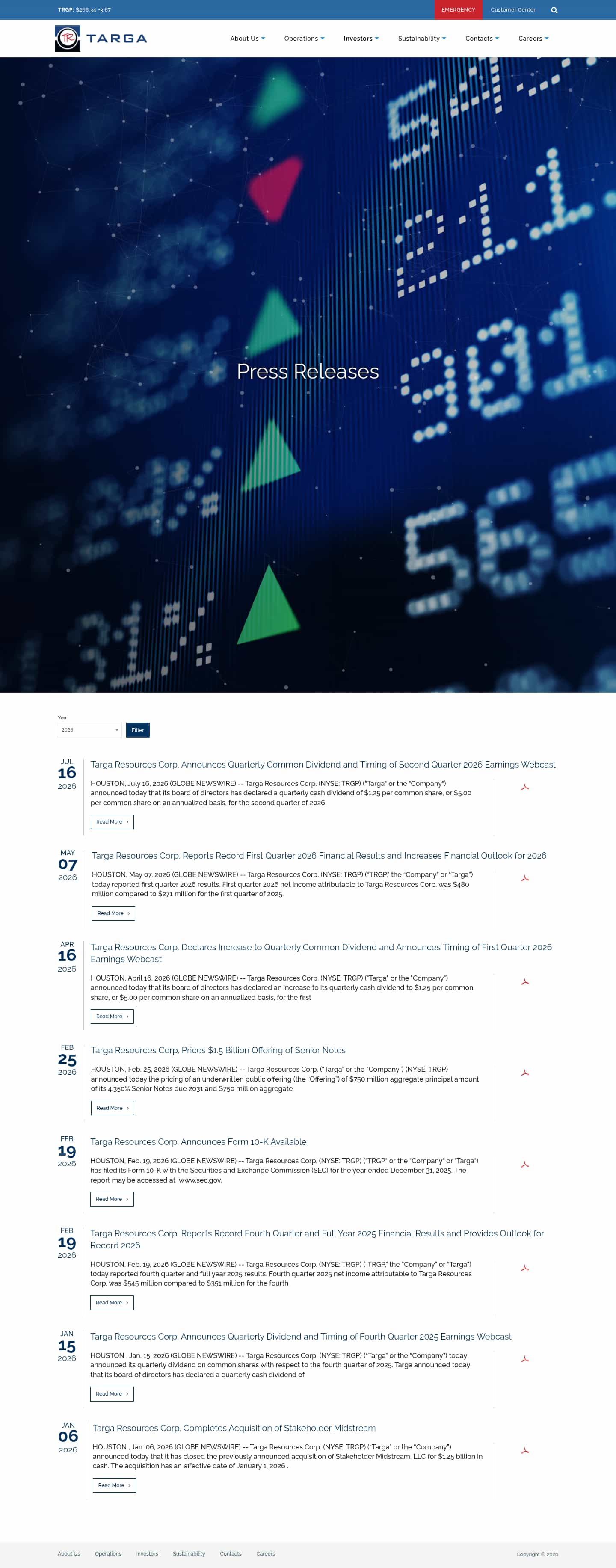 Latest website image capture