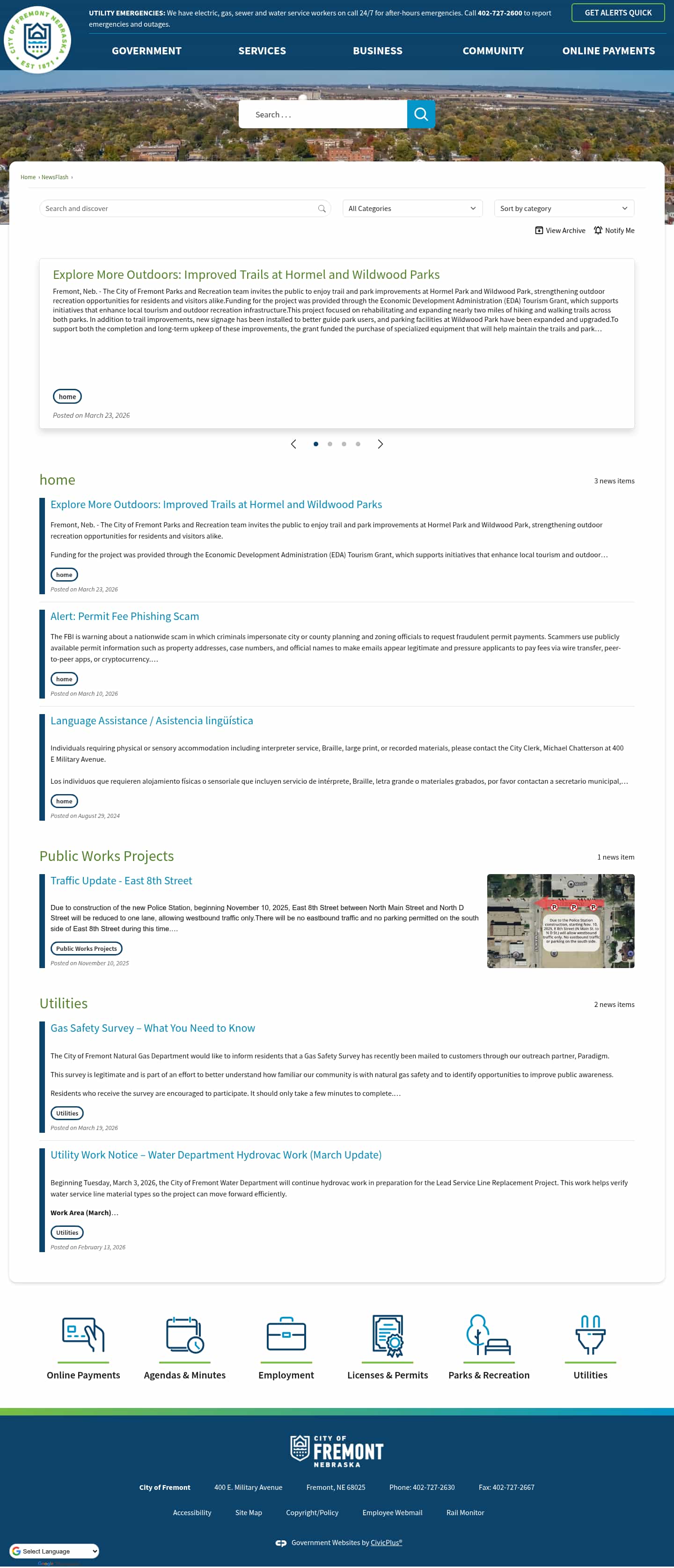 Latest website image capture