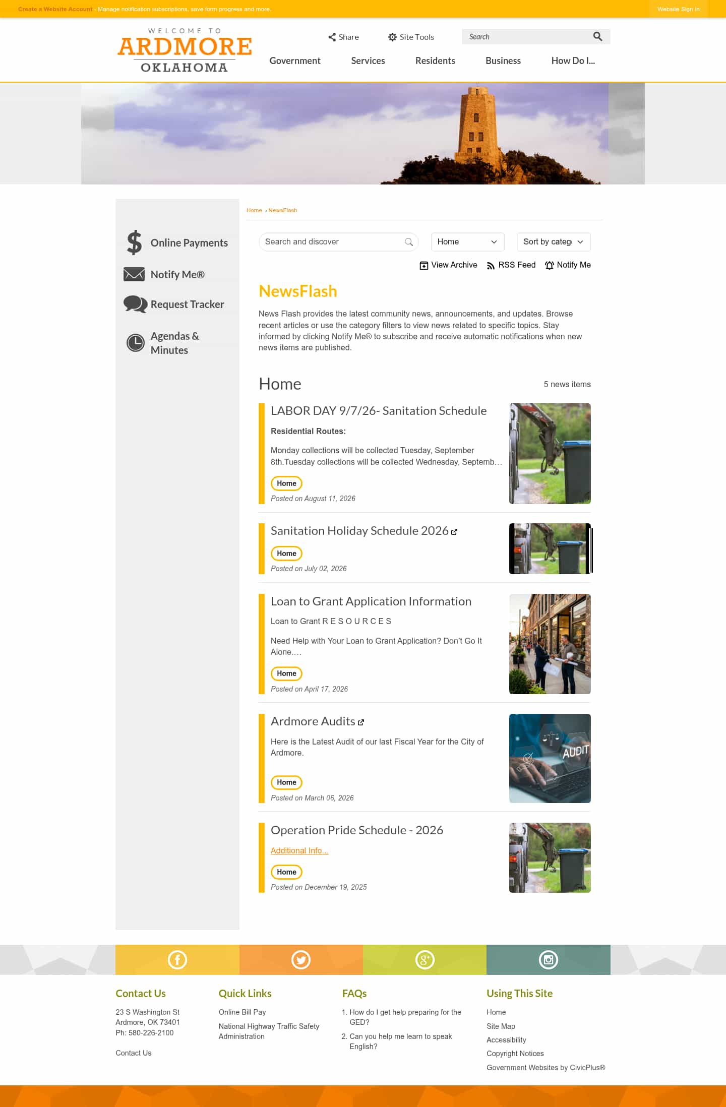 Latest website image capture
