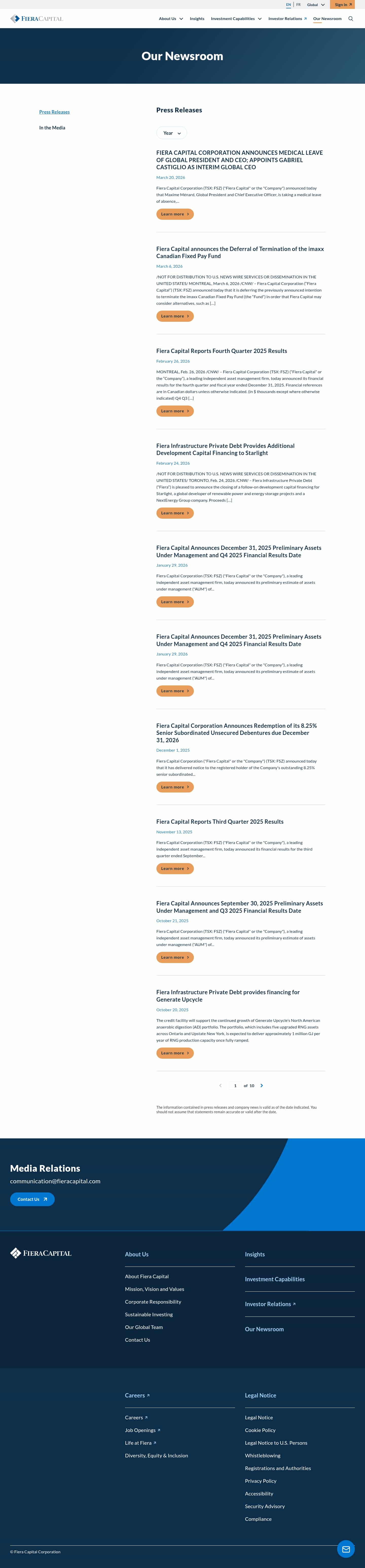 Latest website image capture