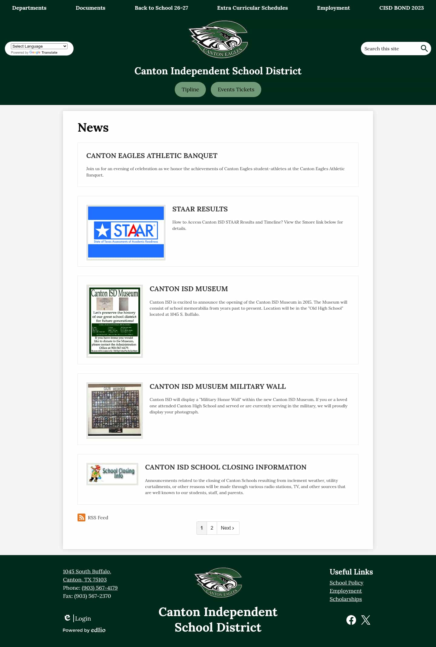 Latest website image capture